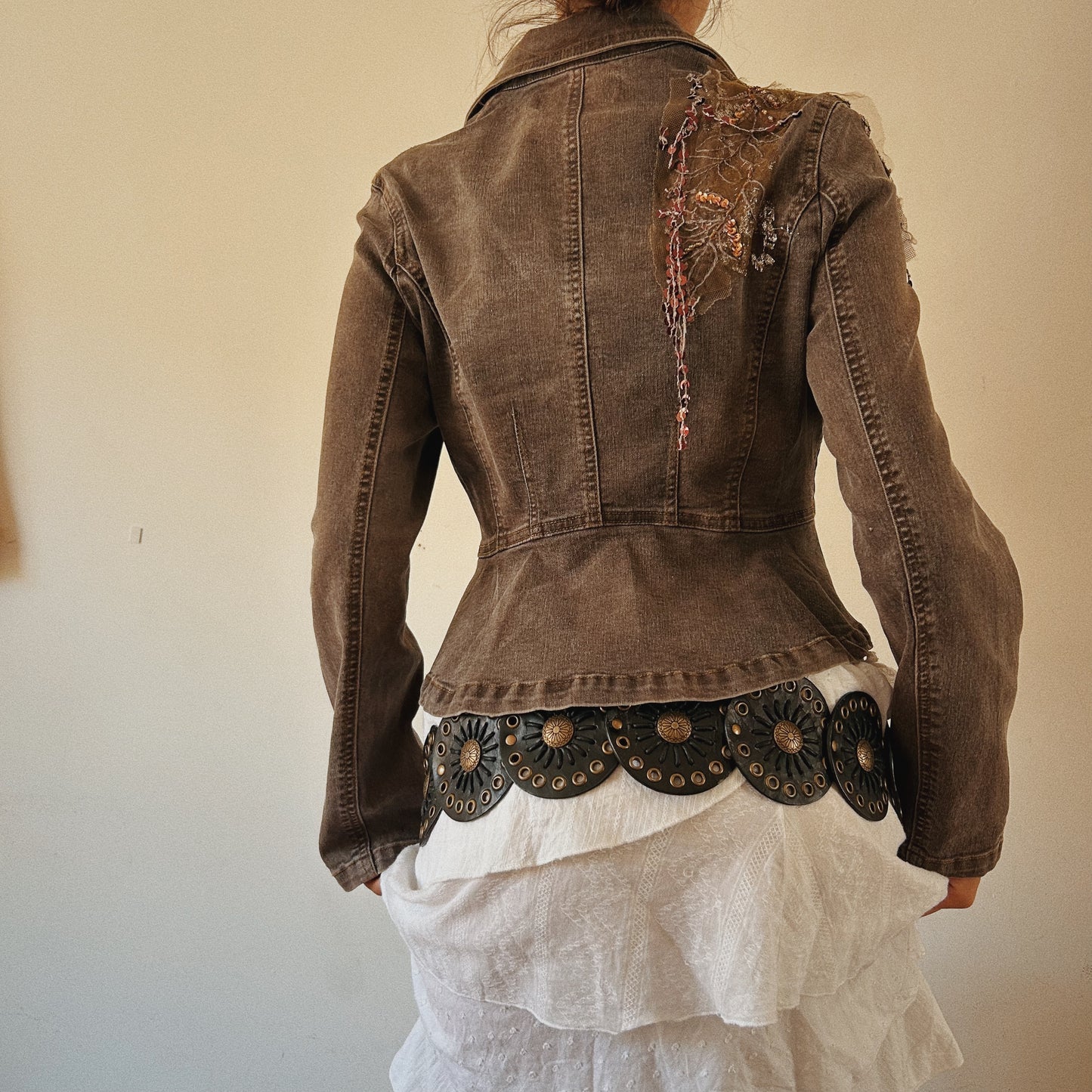 Fairy Embellished Denim Jacket