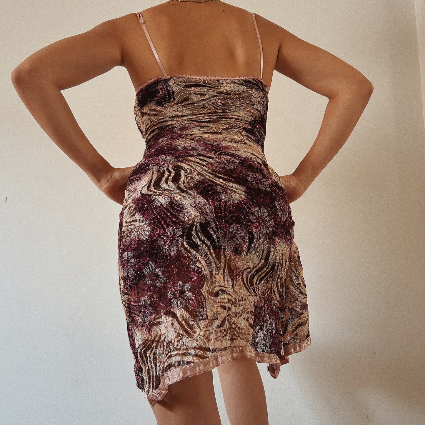 Stunning Babydoll Lace Layered Mini Dress