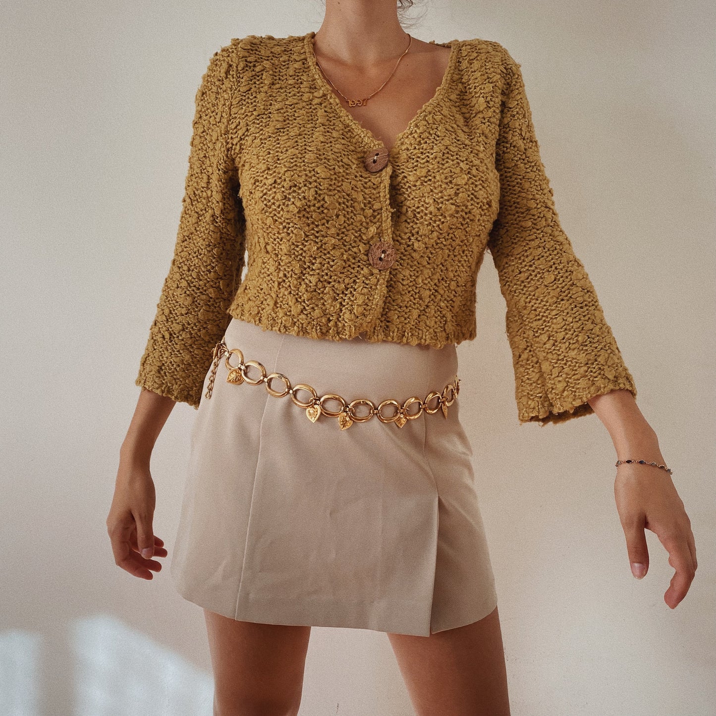 Comfy Knitted Cropped Sweater