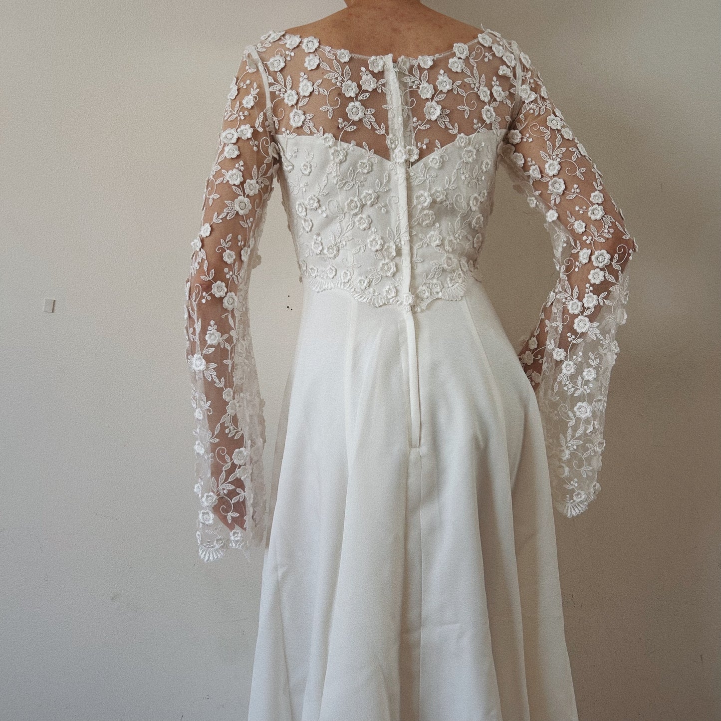 Bohemian French Vintage Wedding Dress