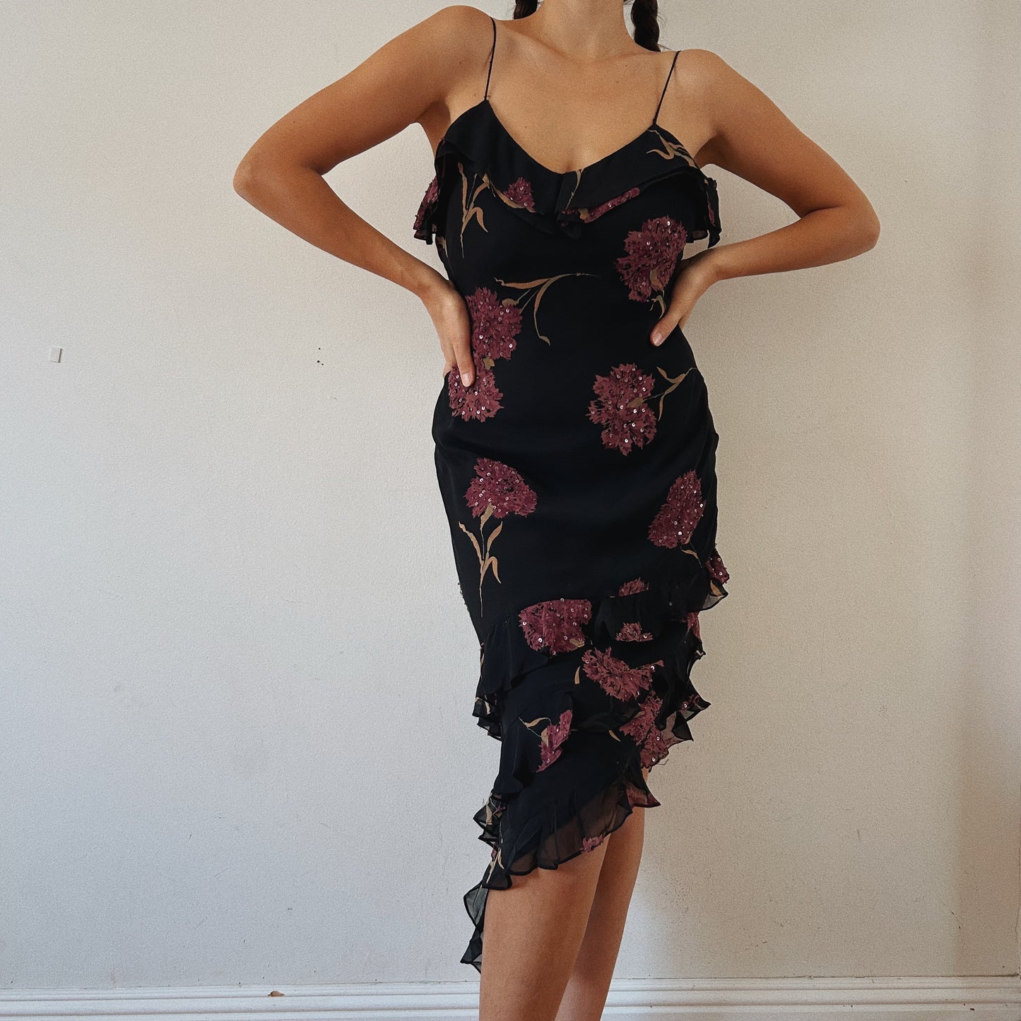 Fairy Beaded Ruffled Dress