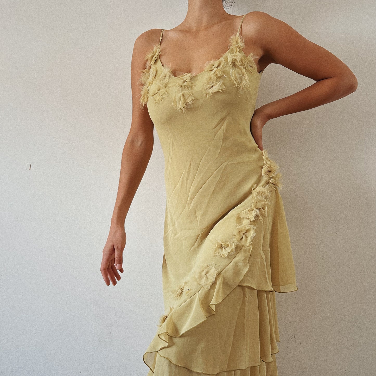 Forest Fairy Layered Embellished Dress