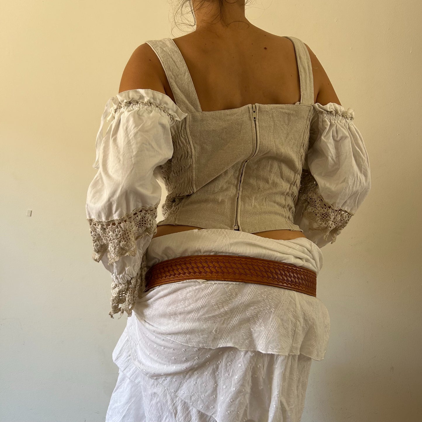 Renaissance Core Ruffled Lace Top