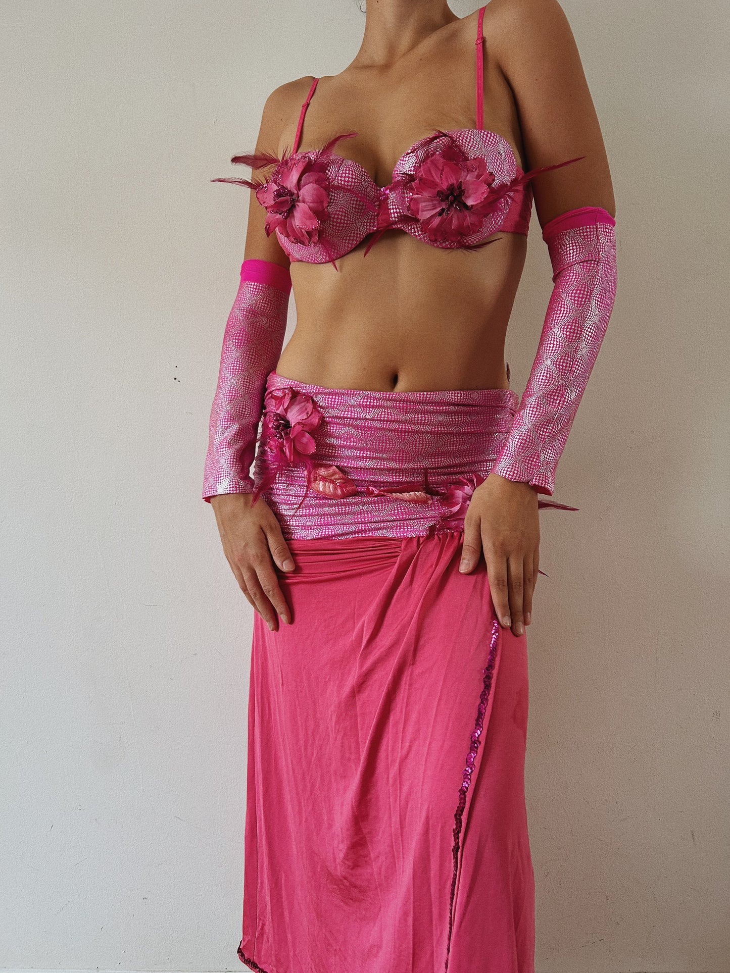 Handmade Pink Floral Set