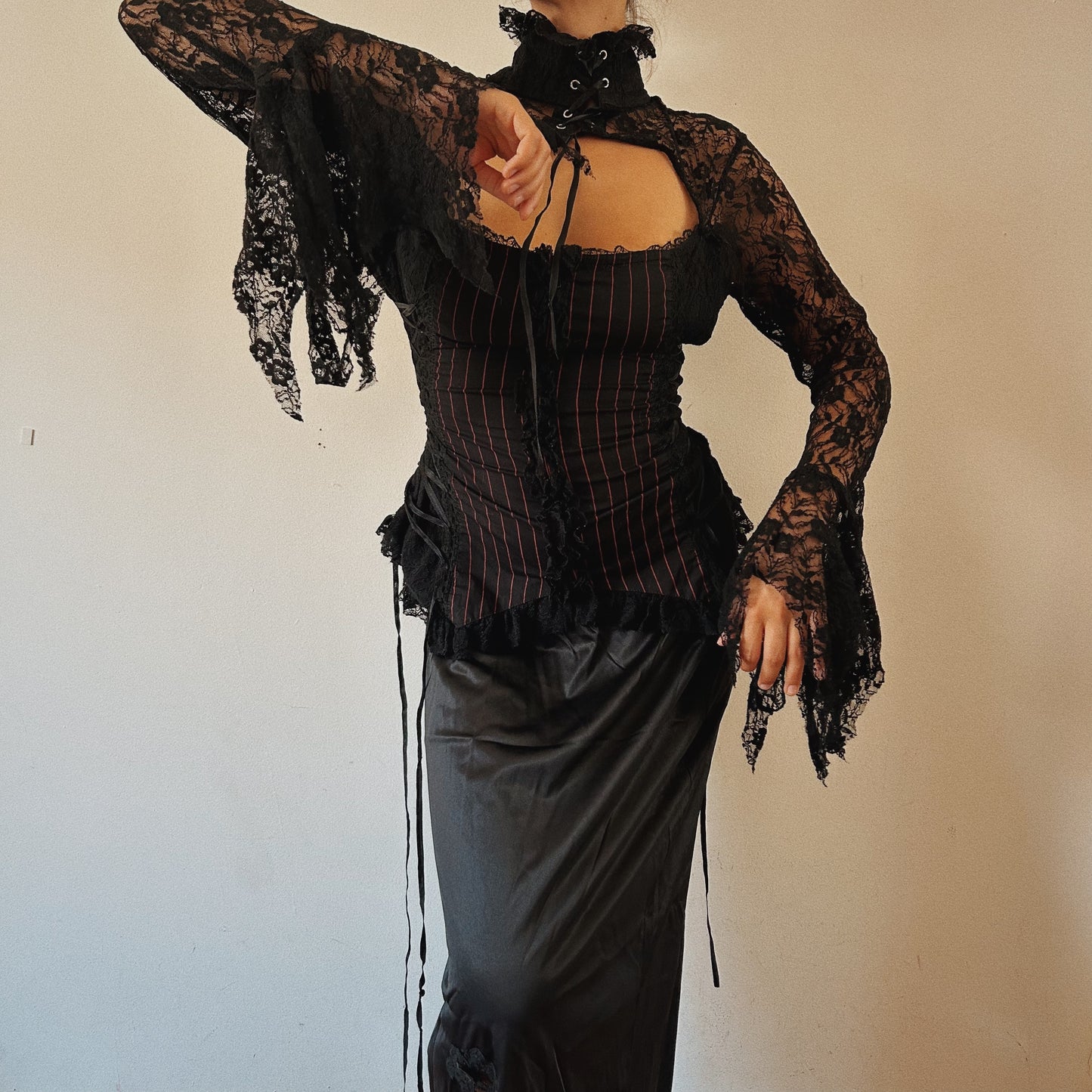 Fairy Grunge Lace Corset Top
