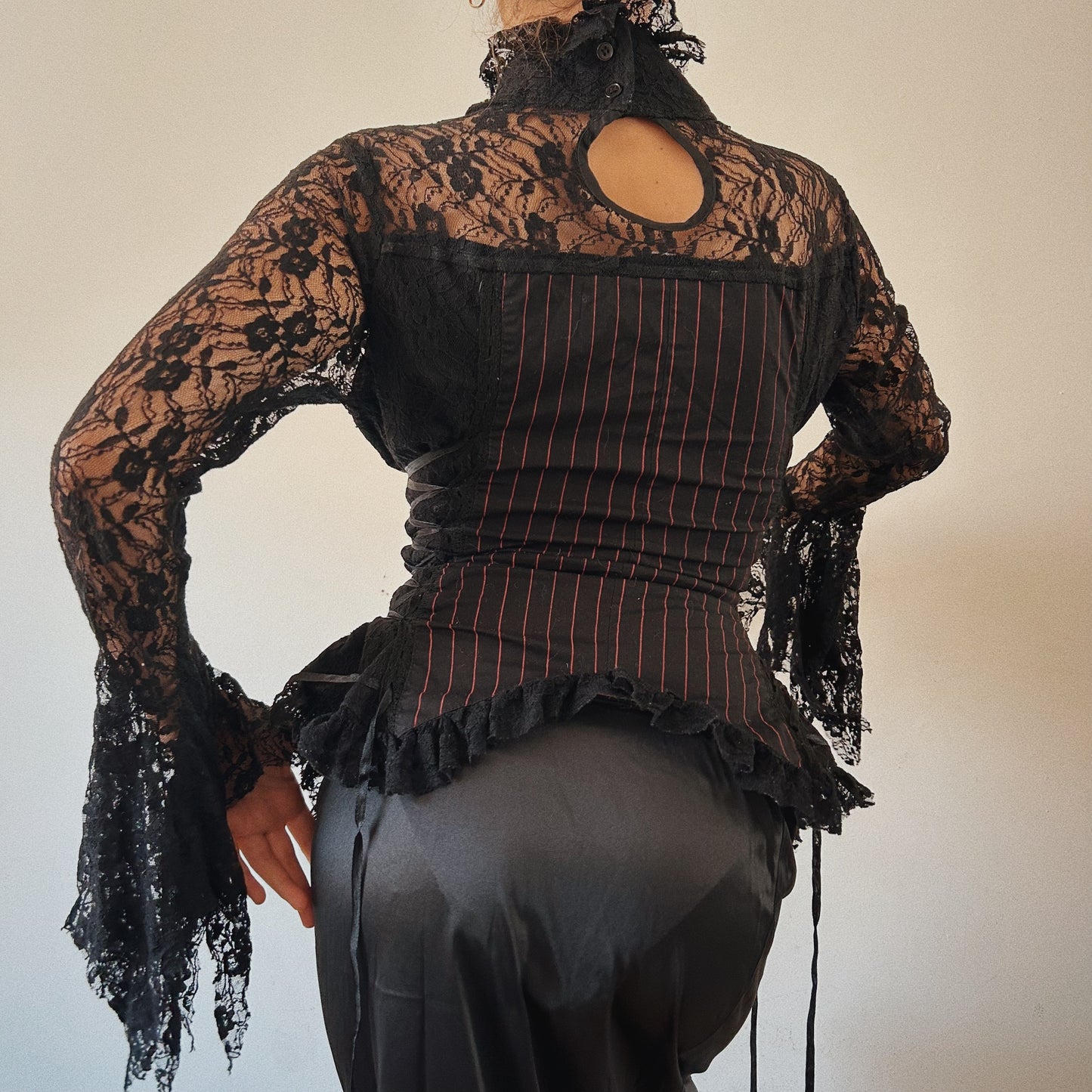 Fairy Grunge Lace Corset Top