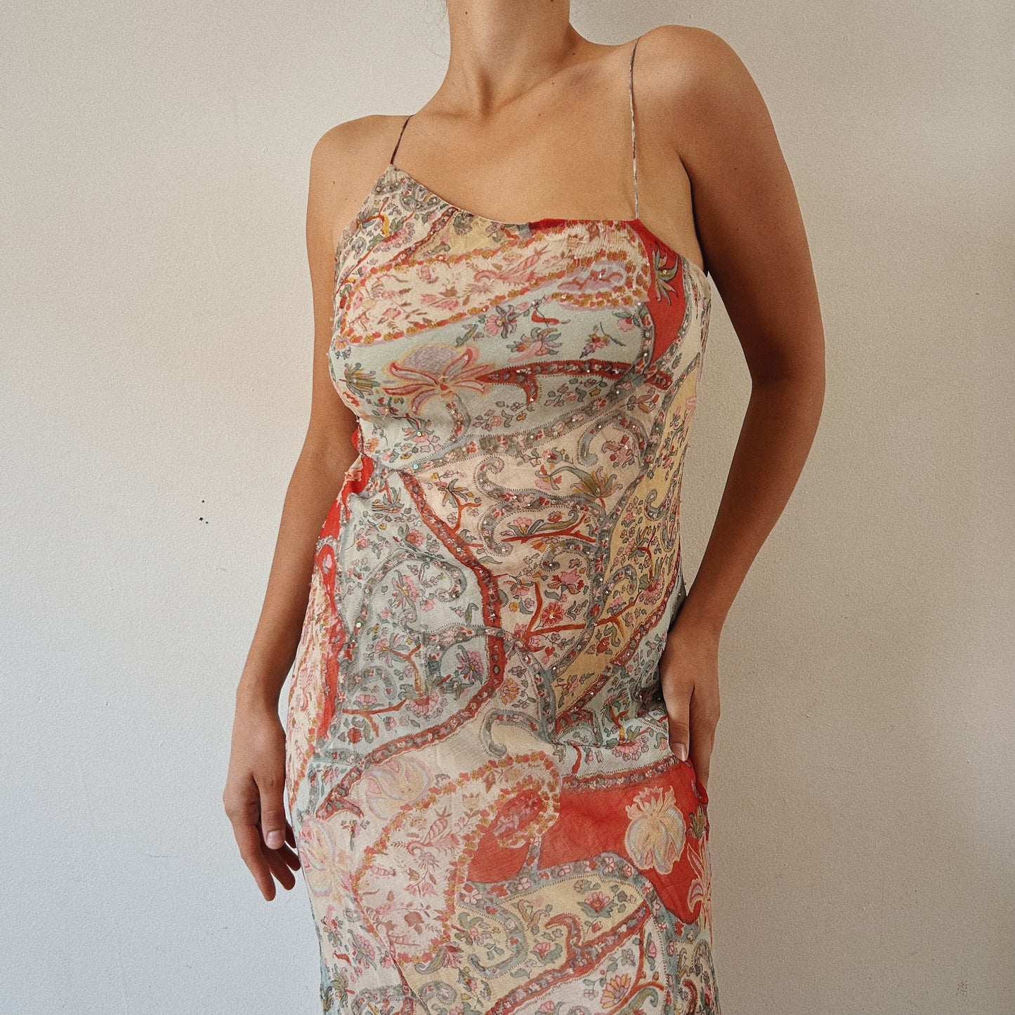 Beaded Paisley Fairy Dress