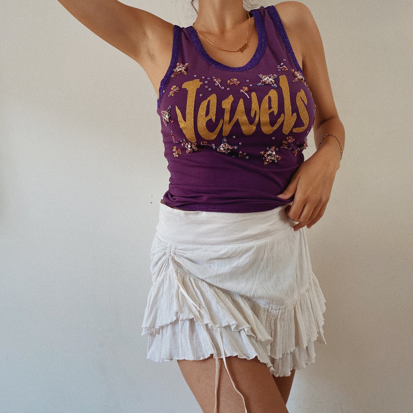 Original D&G "Jewels" Embellished Top
