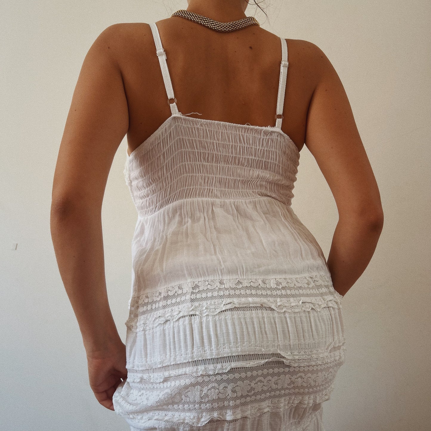 Romantic Cottage Lace Dress