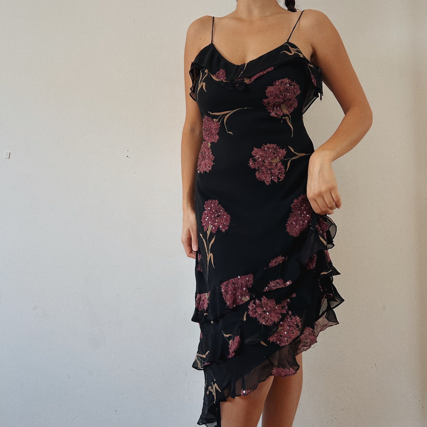 Fairy Beaded Ruffled Dress