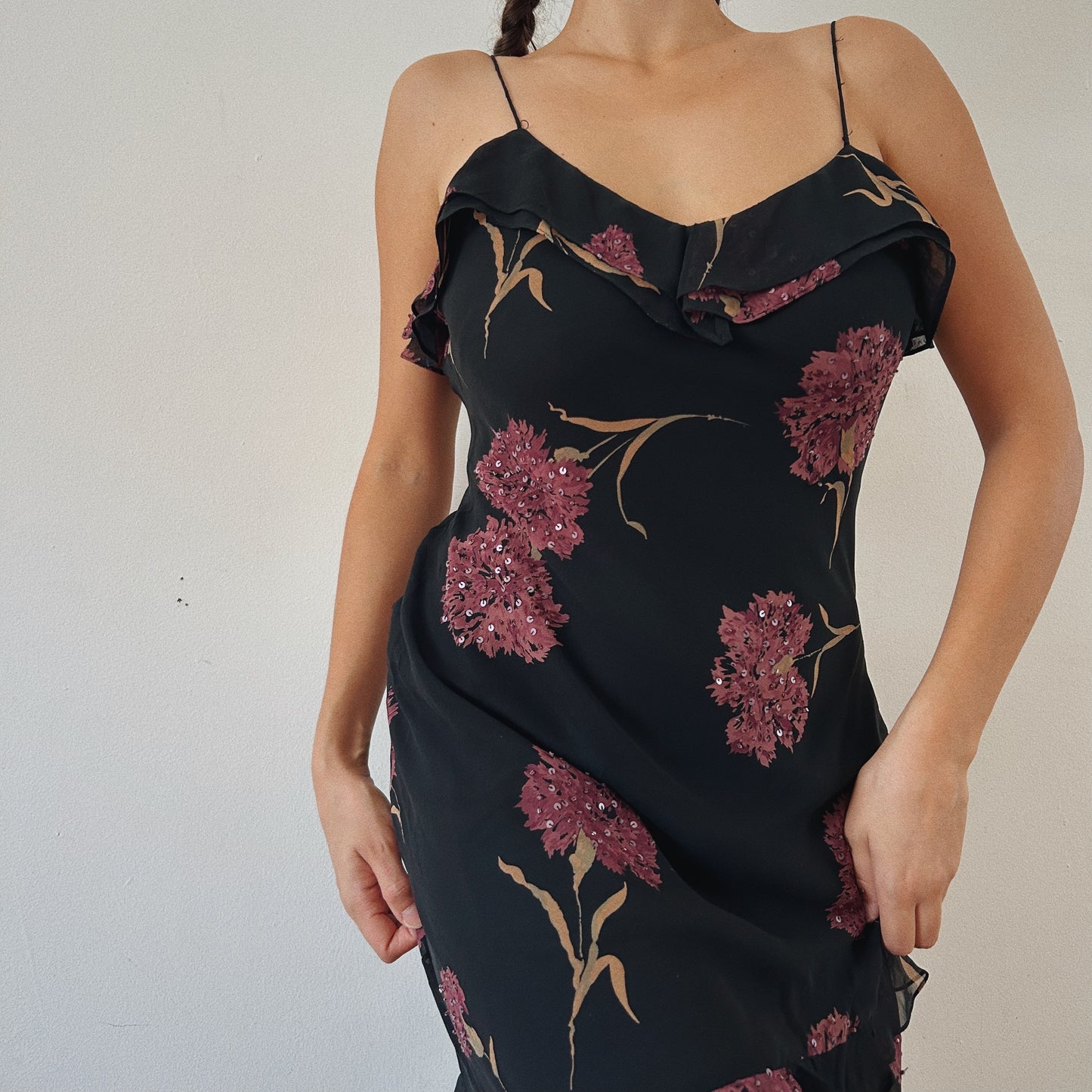 Fairy Beaded Ruffled Dress
