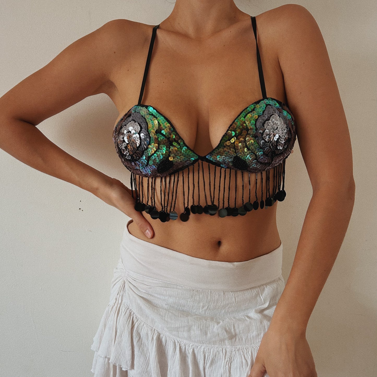 Festival Sequins Bra Top