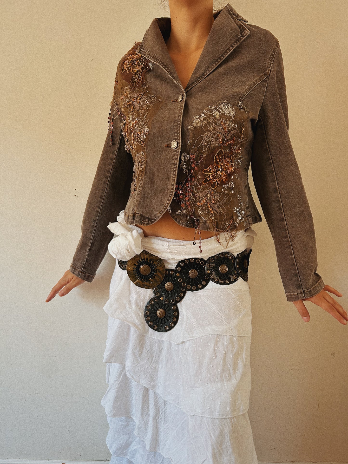Fairy Embellished Denim Jacket
