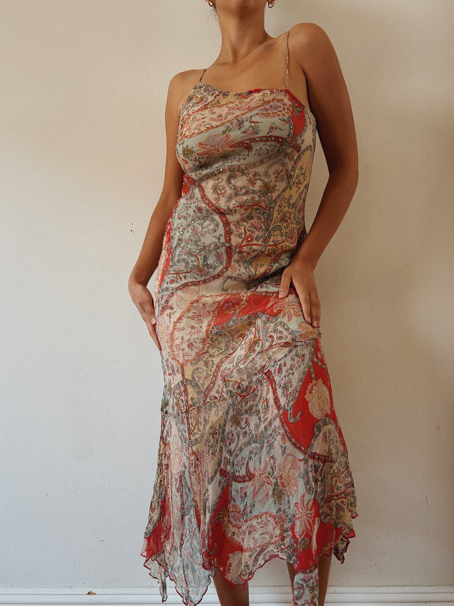 Beaded Paisley Fairy Dress