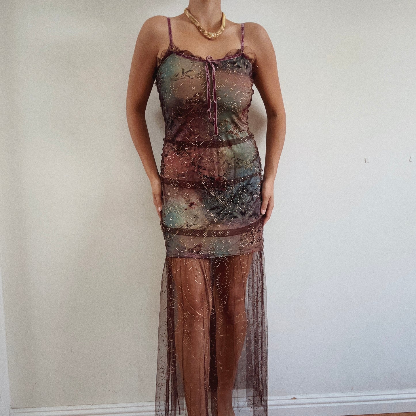 Romantic Layered Multicolor Dress