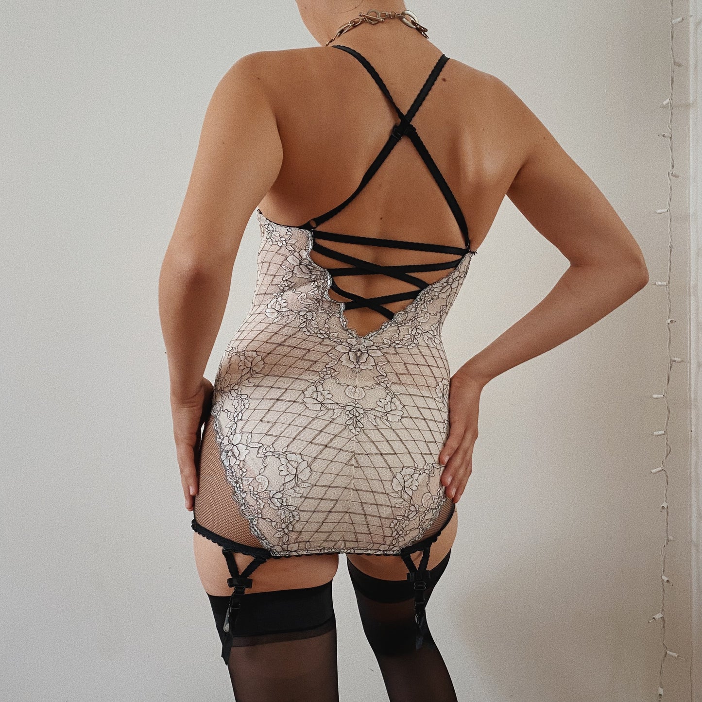 Vintage VS Sexy Push Up Slip Dress