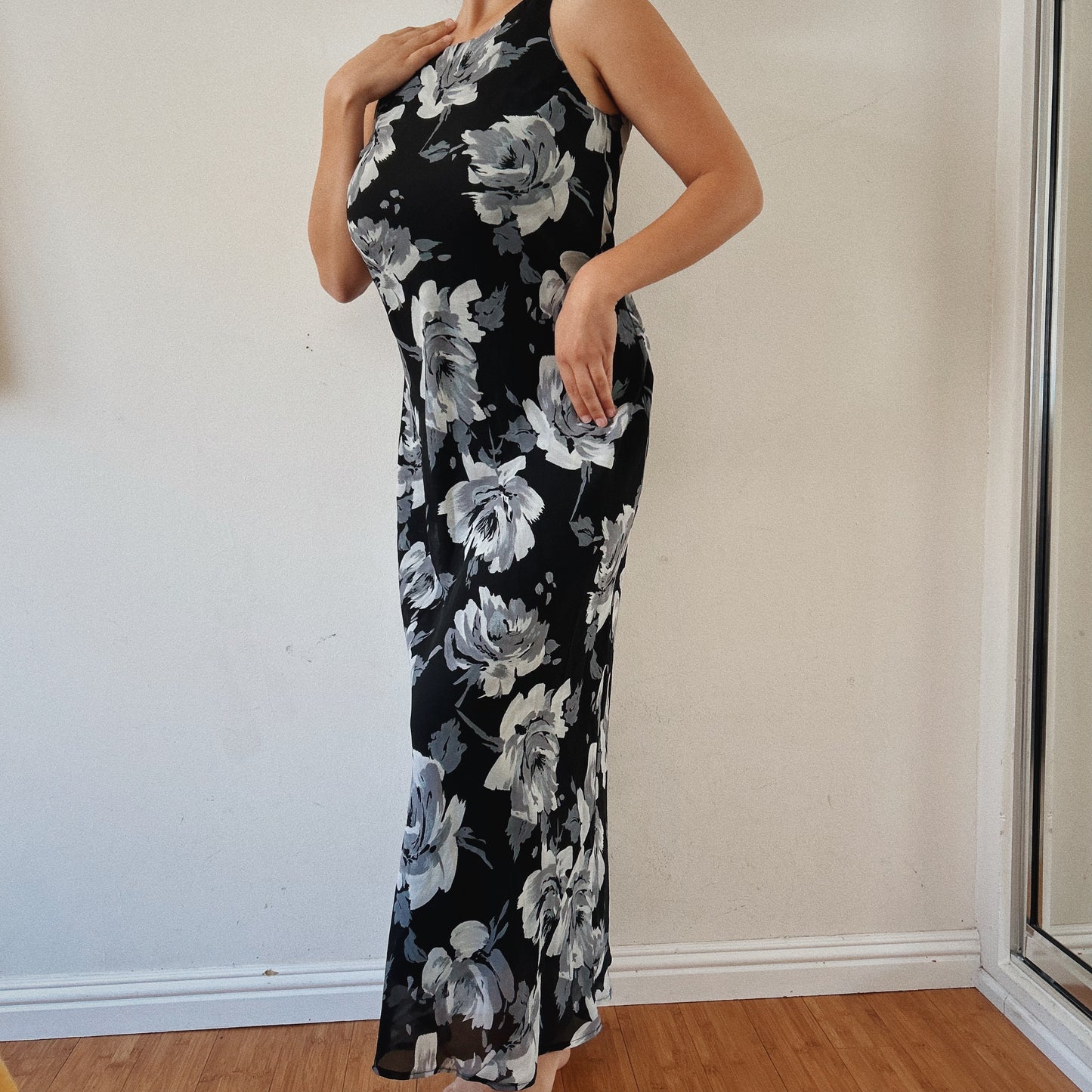 Vintage Prairie floral maxi dress