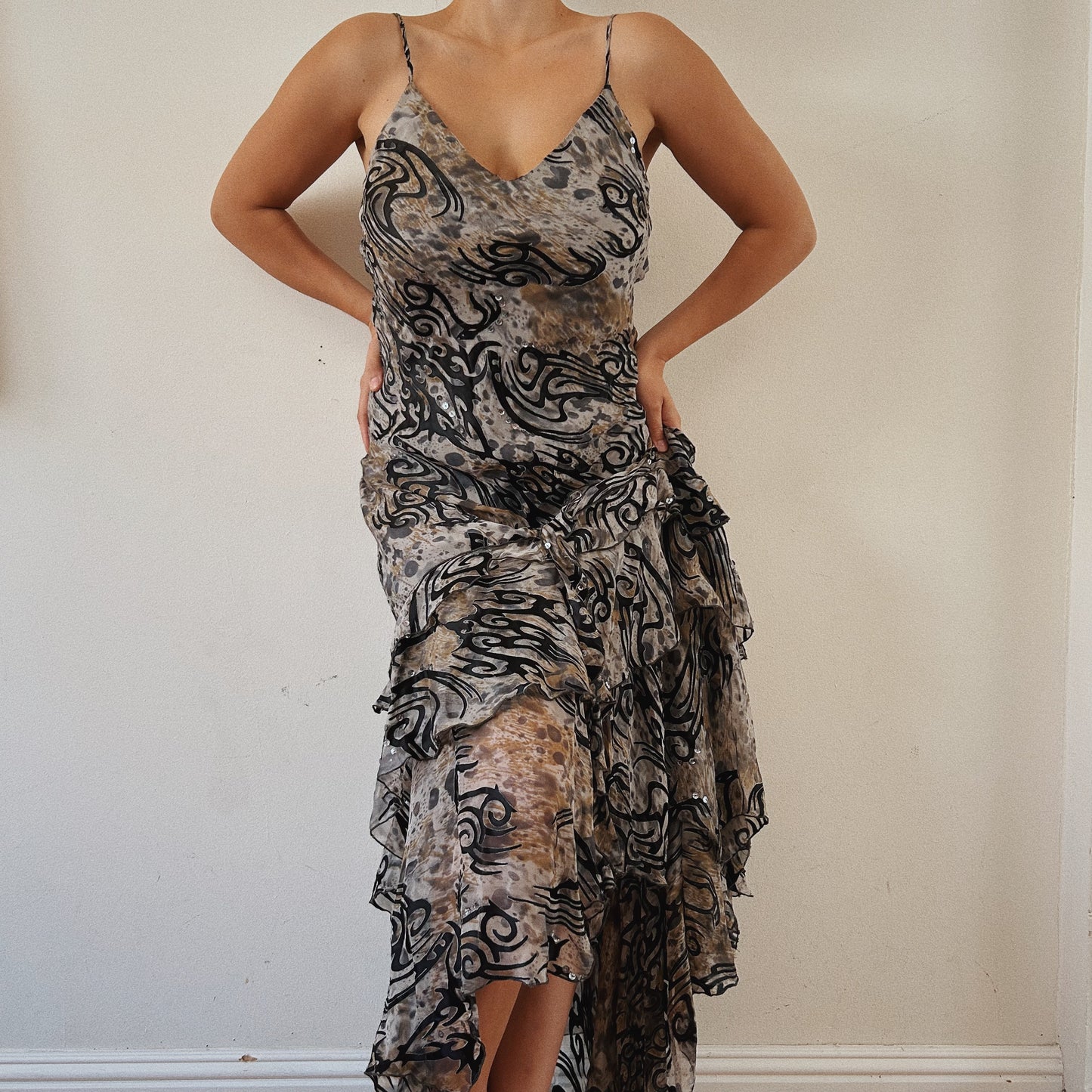 Fairy silk formal embellished dress