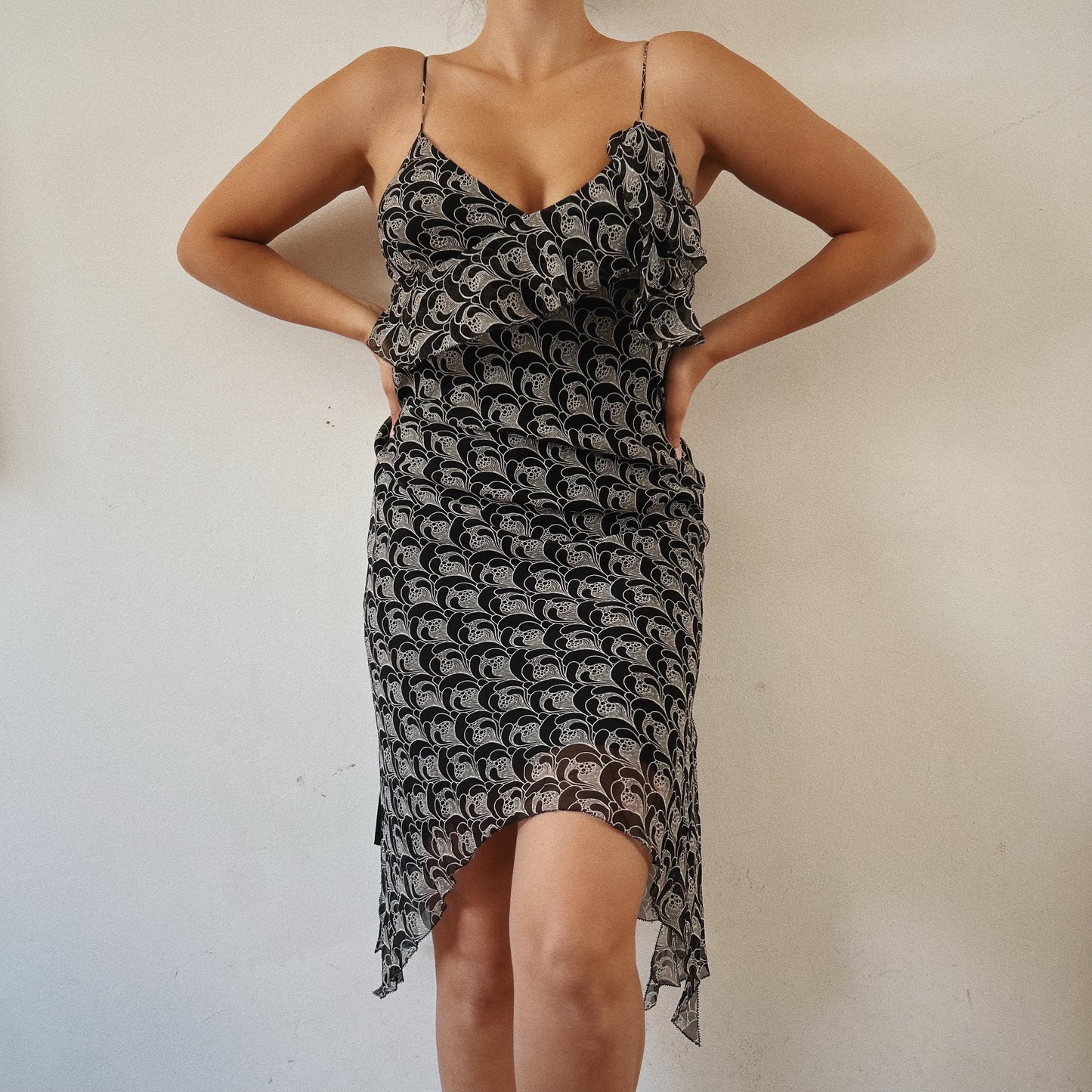 100% silk 90’s vintage dress