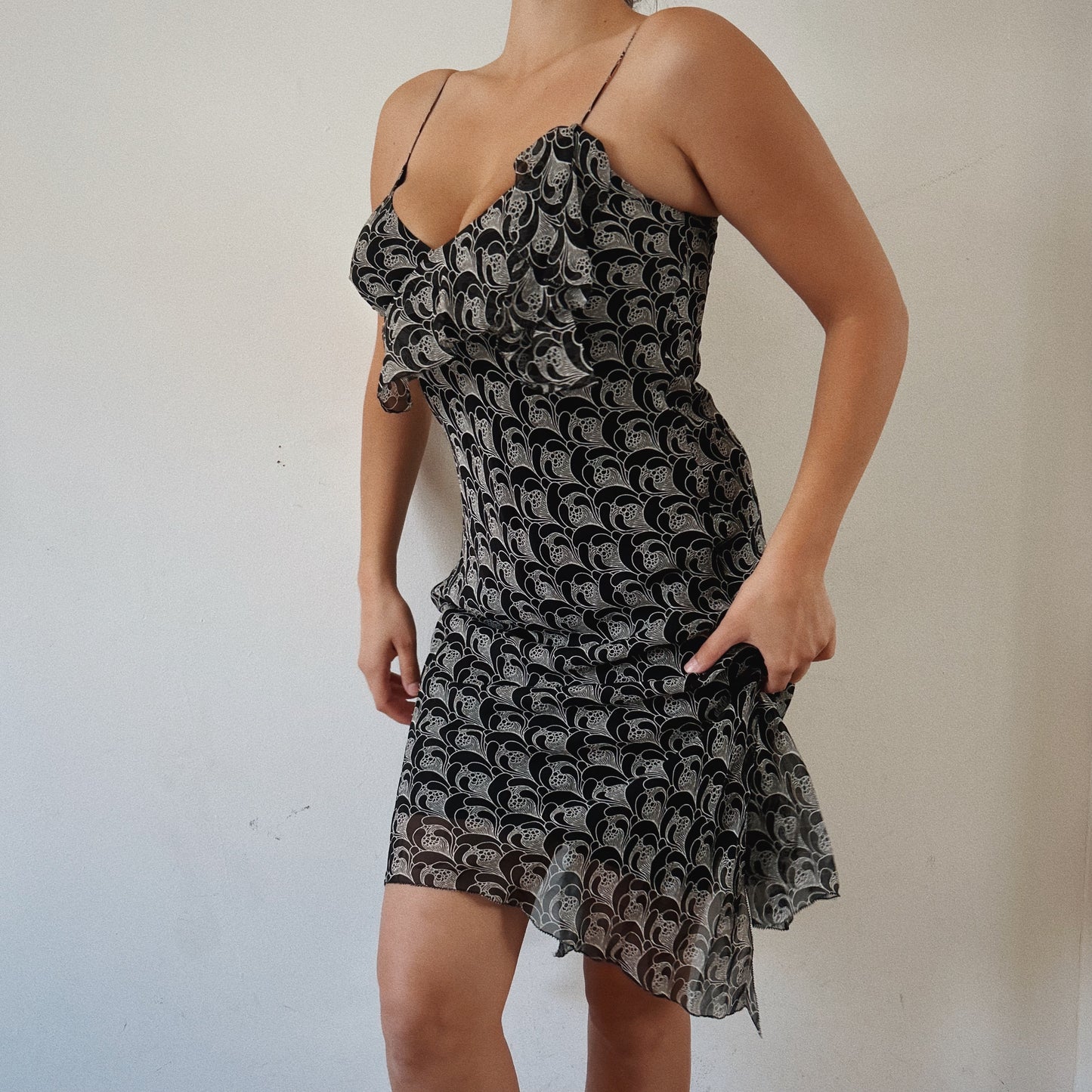 100% silk 90’s vintage dress