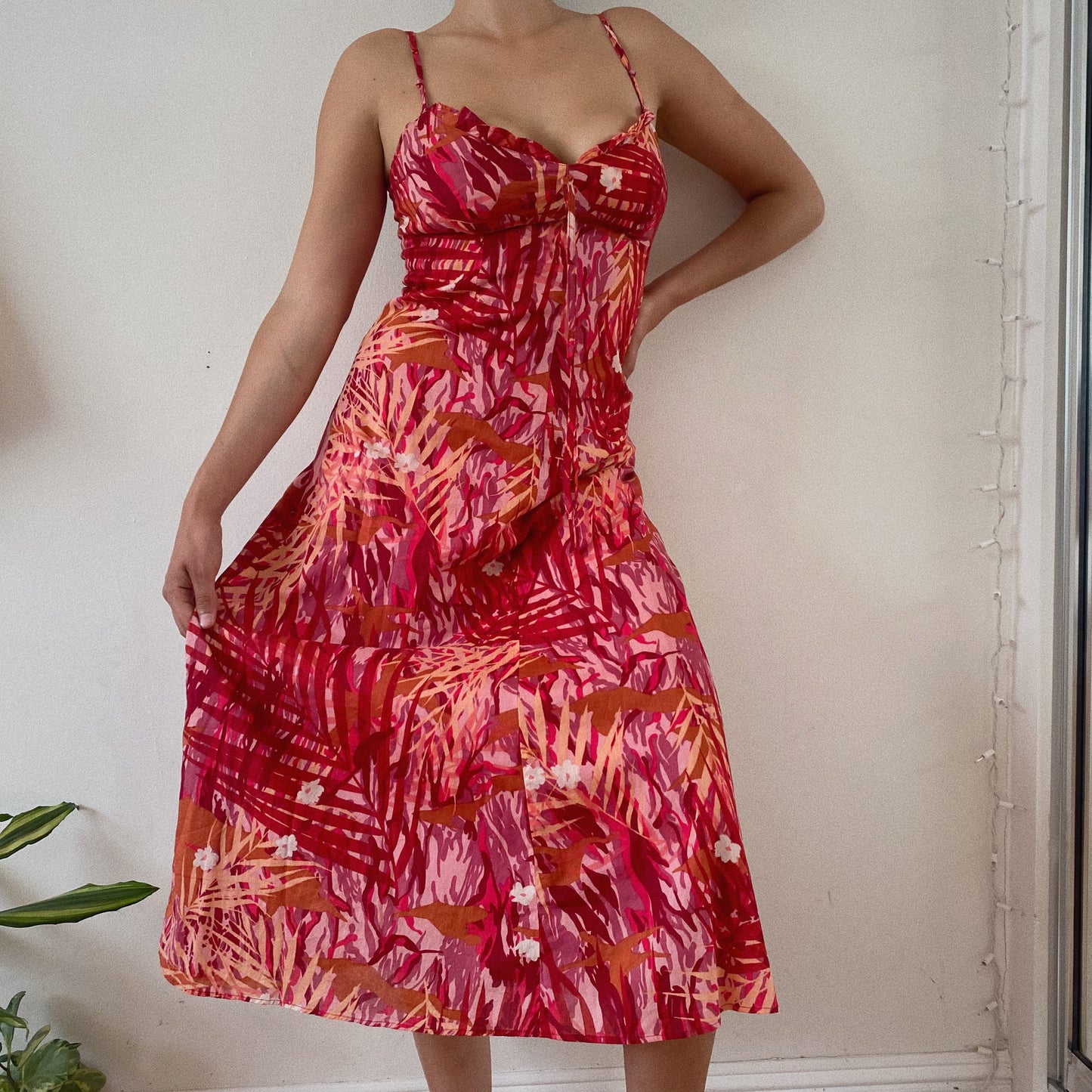 Perfect Midi Cotton Floral Summer Dress