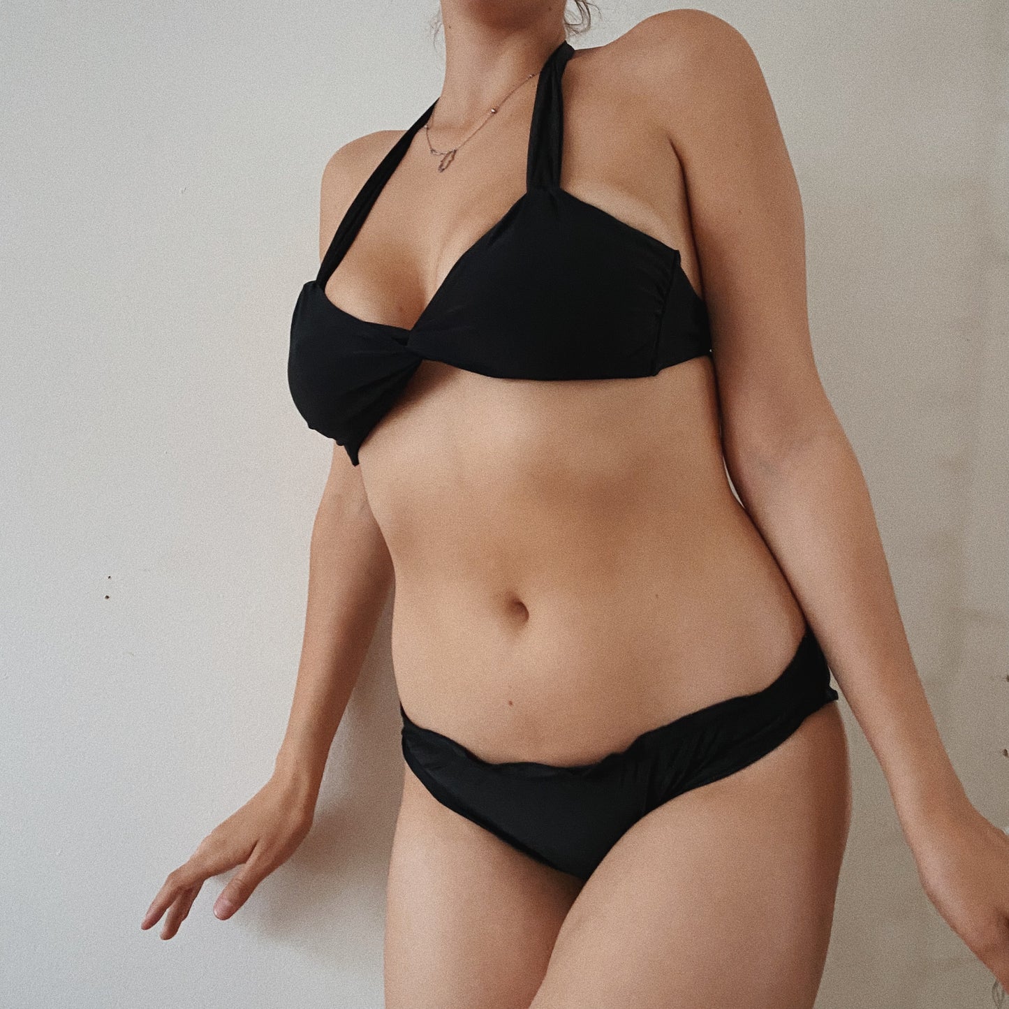 Vintage Italian Black Bikini