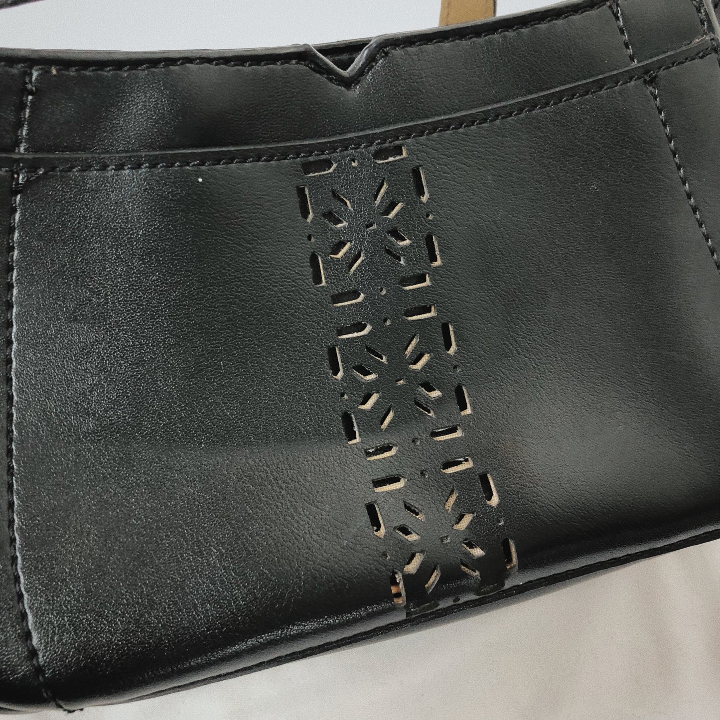 Leather 90s Mini Baguette Bag