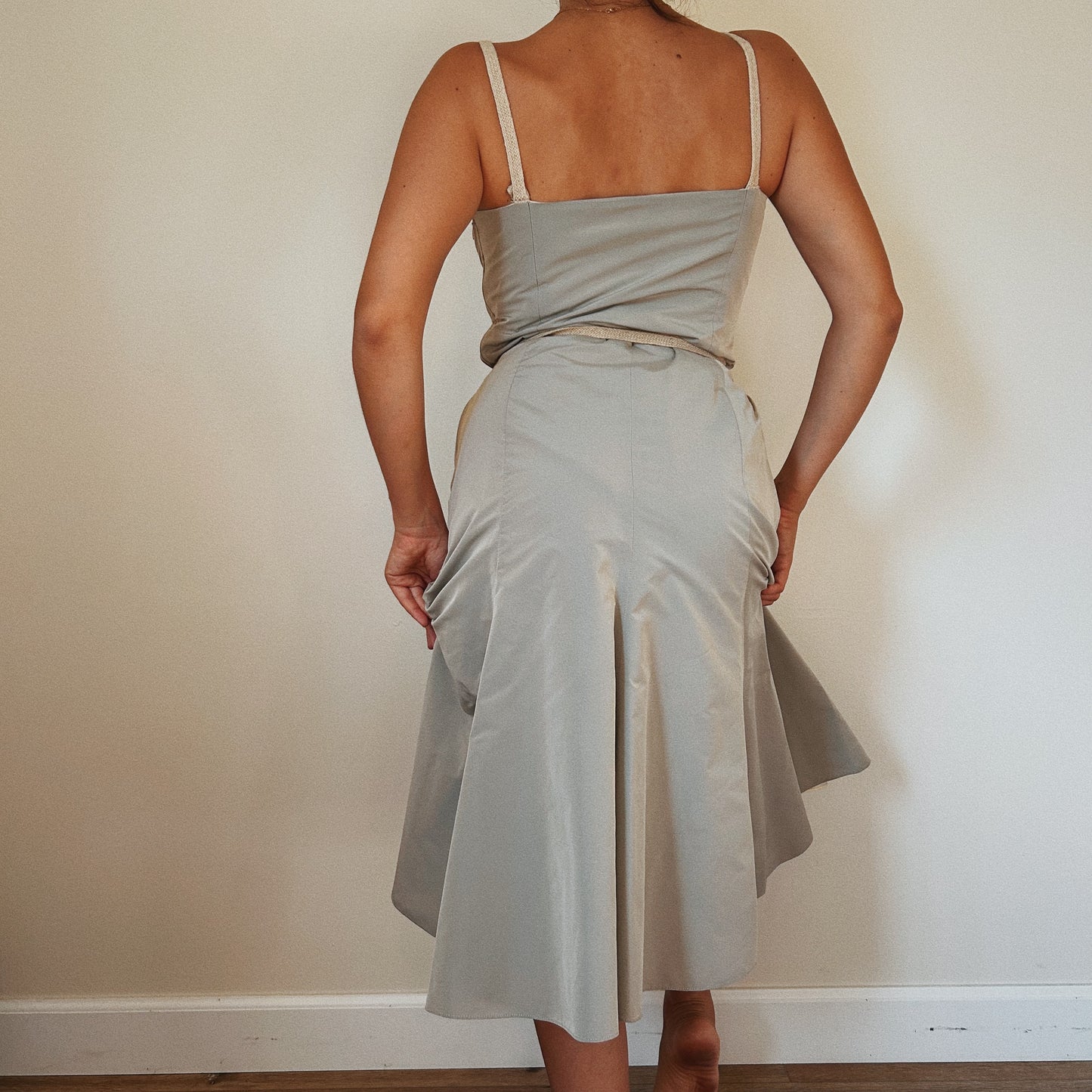 Coquette Bustier Belted Dress