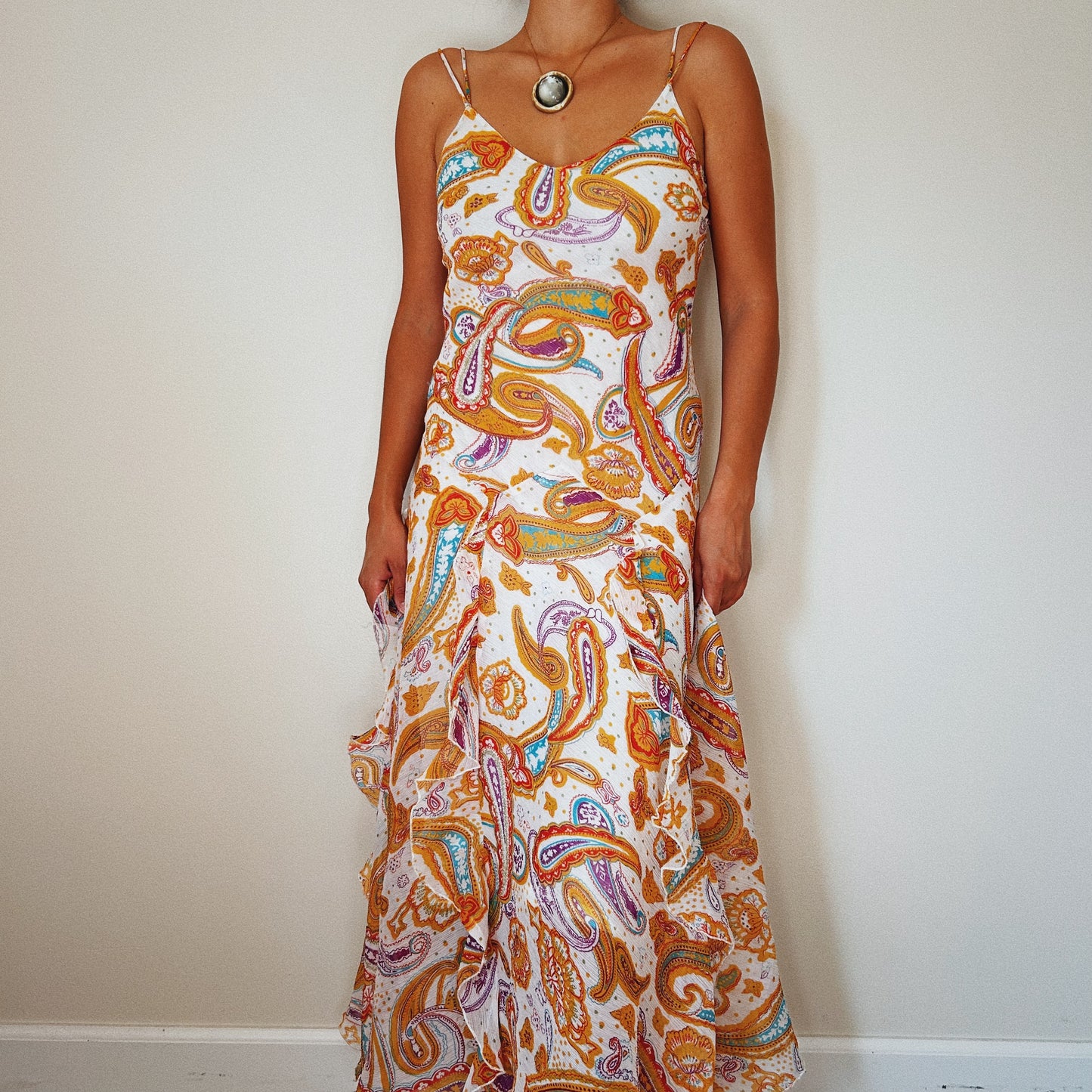Paisley Ruffled Fairy Dress