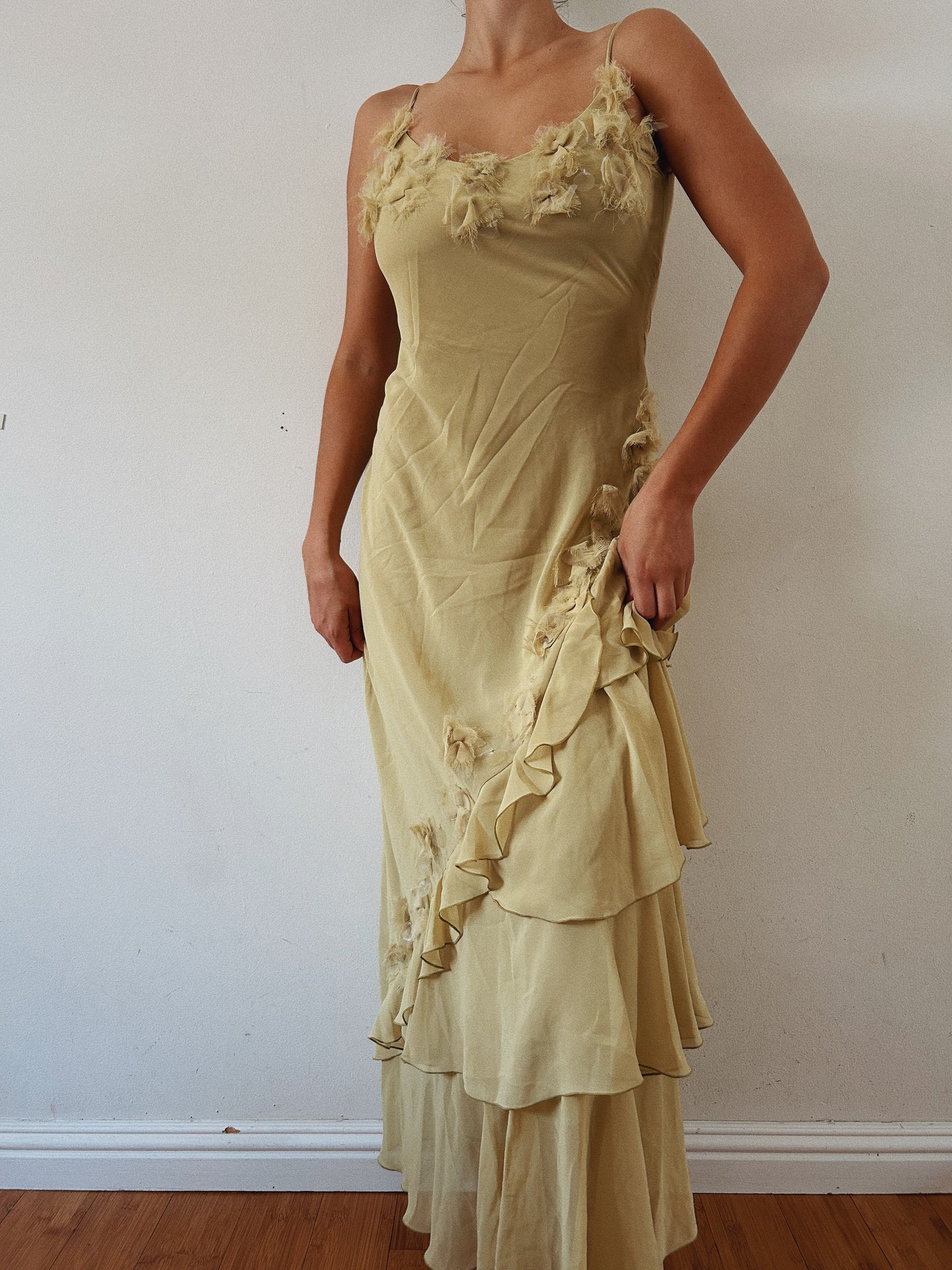 Forest Fairy Layered Embellished Dress
