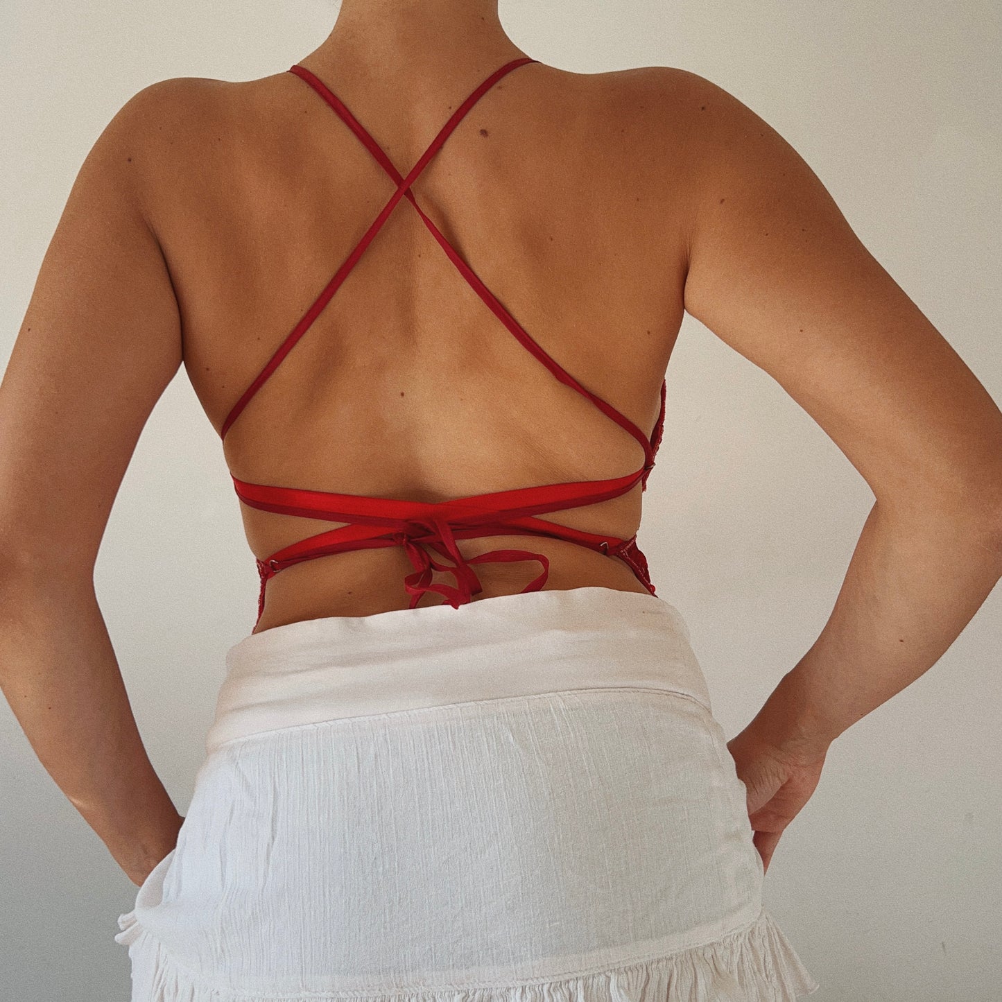 Rare Red Butterfly Sequins Set