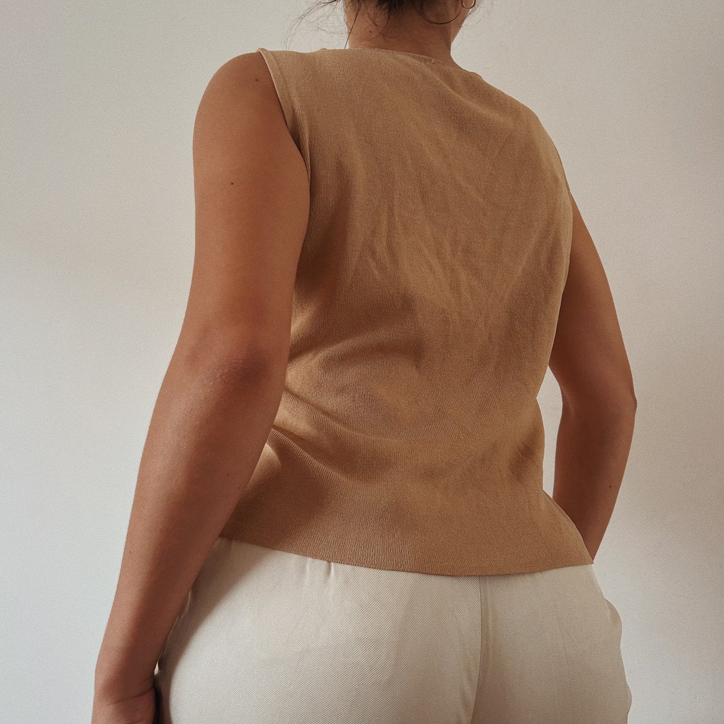 Beige Rocks Embellished Top