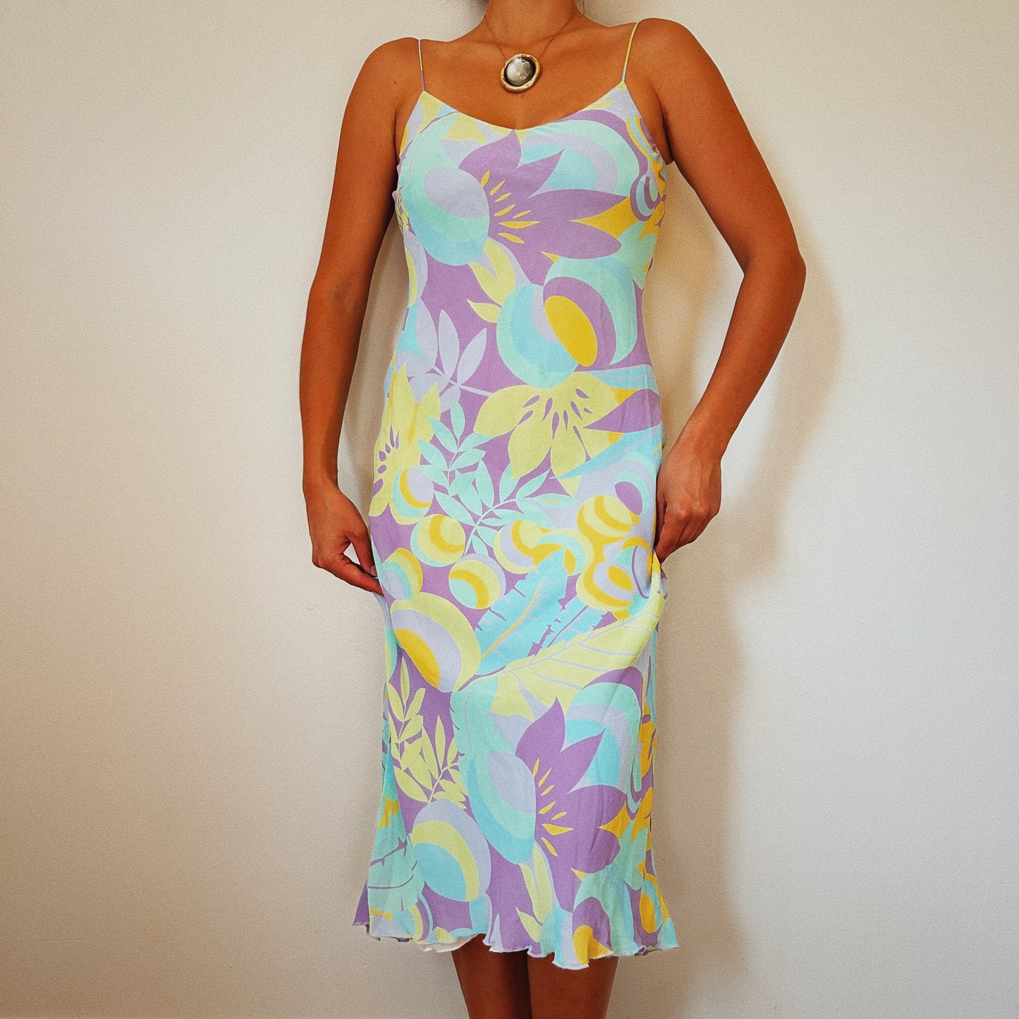 Pastel Floral Summer Dress