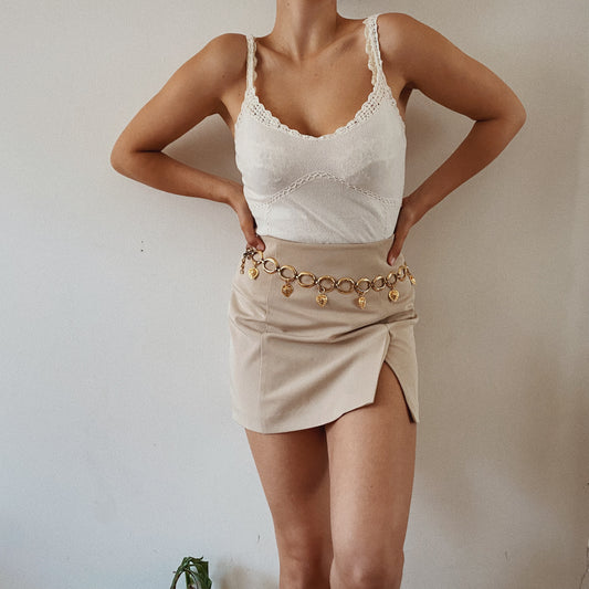 Vintage Express Cream Tank Top