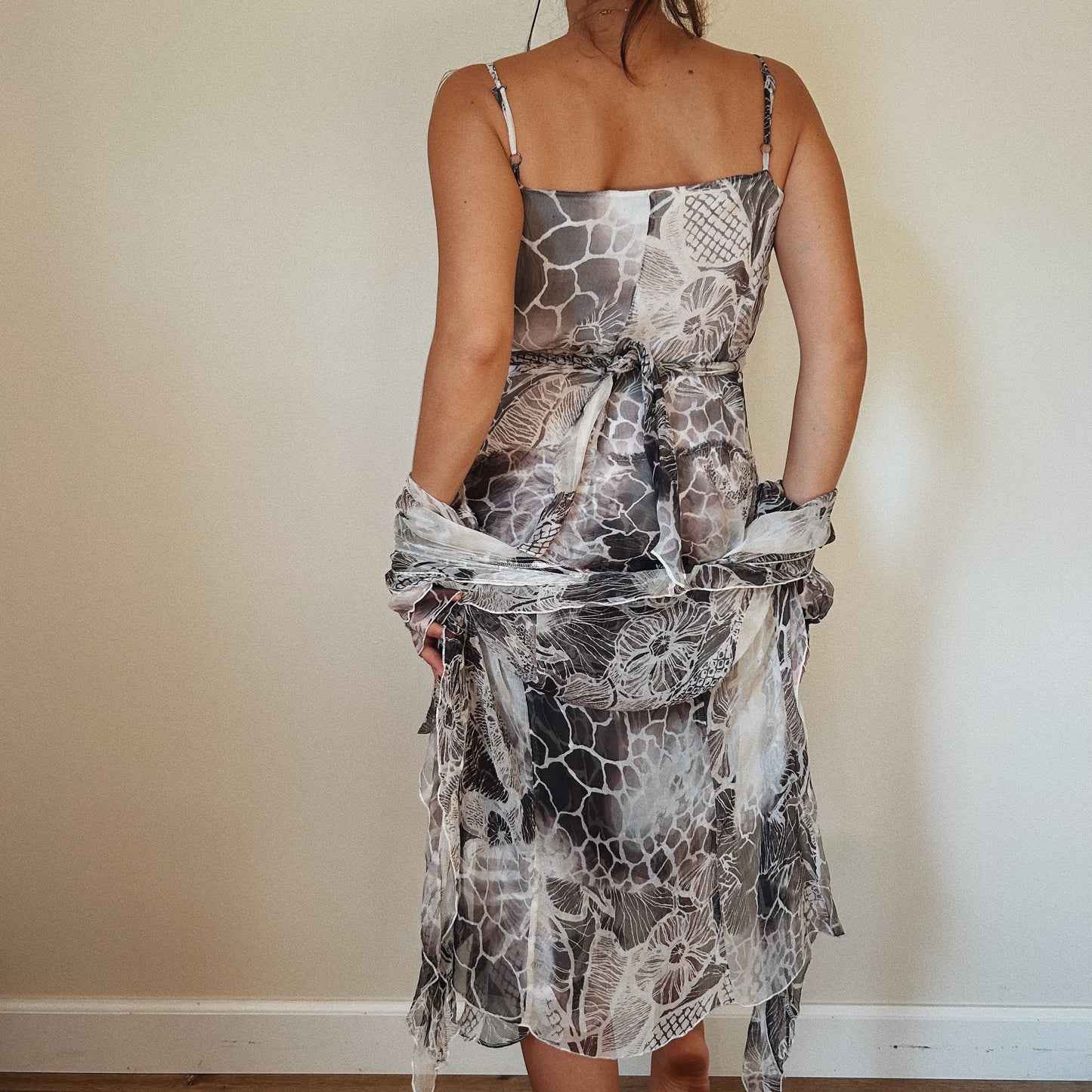 Silk Fairy Dress With Cardigan