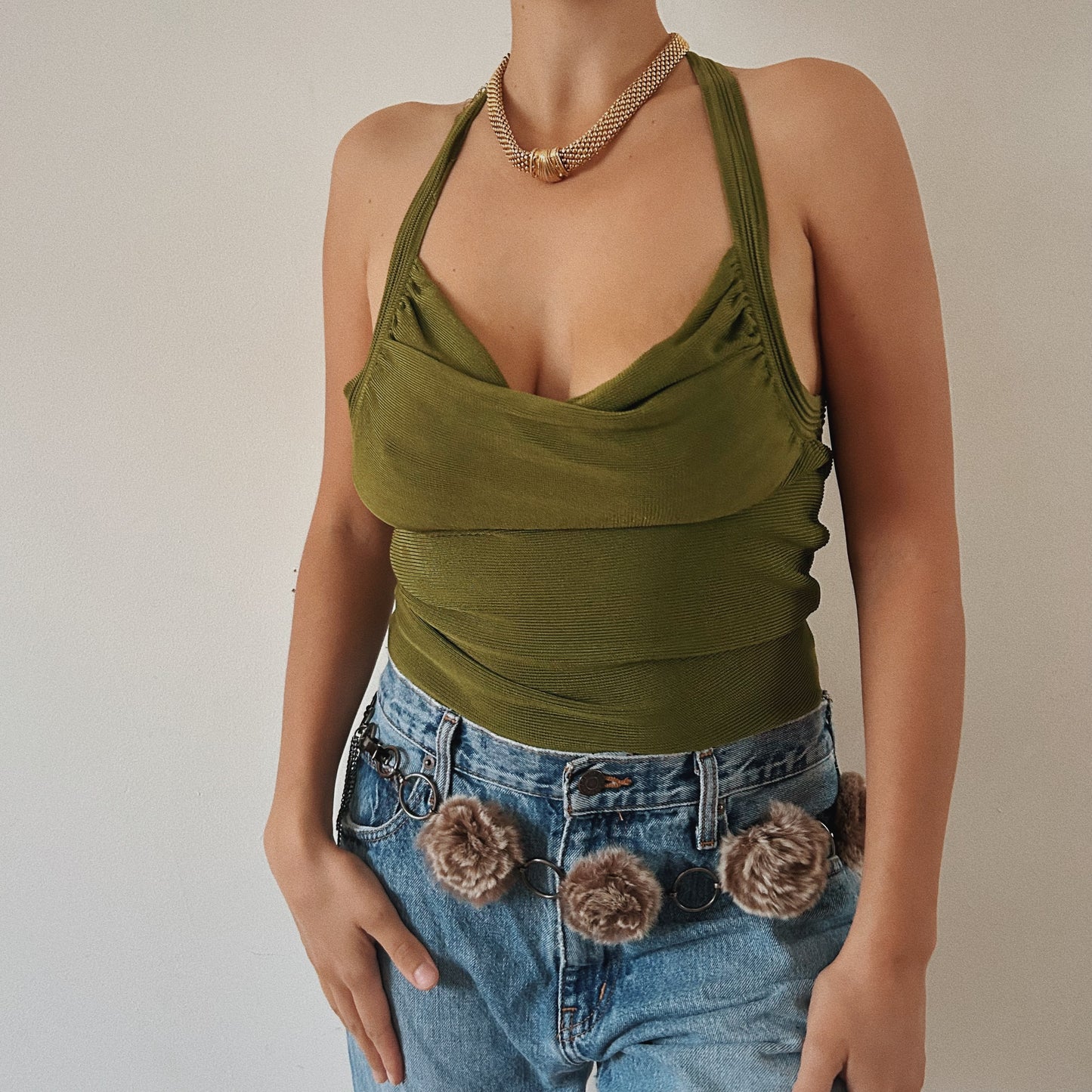 Bebe Cowl Neck Top