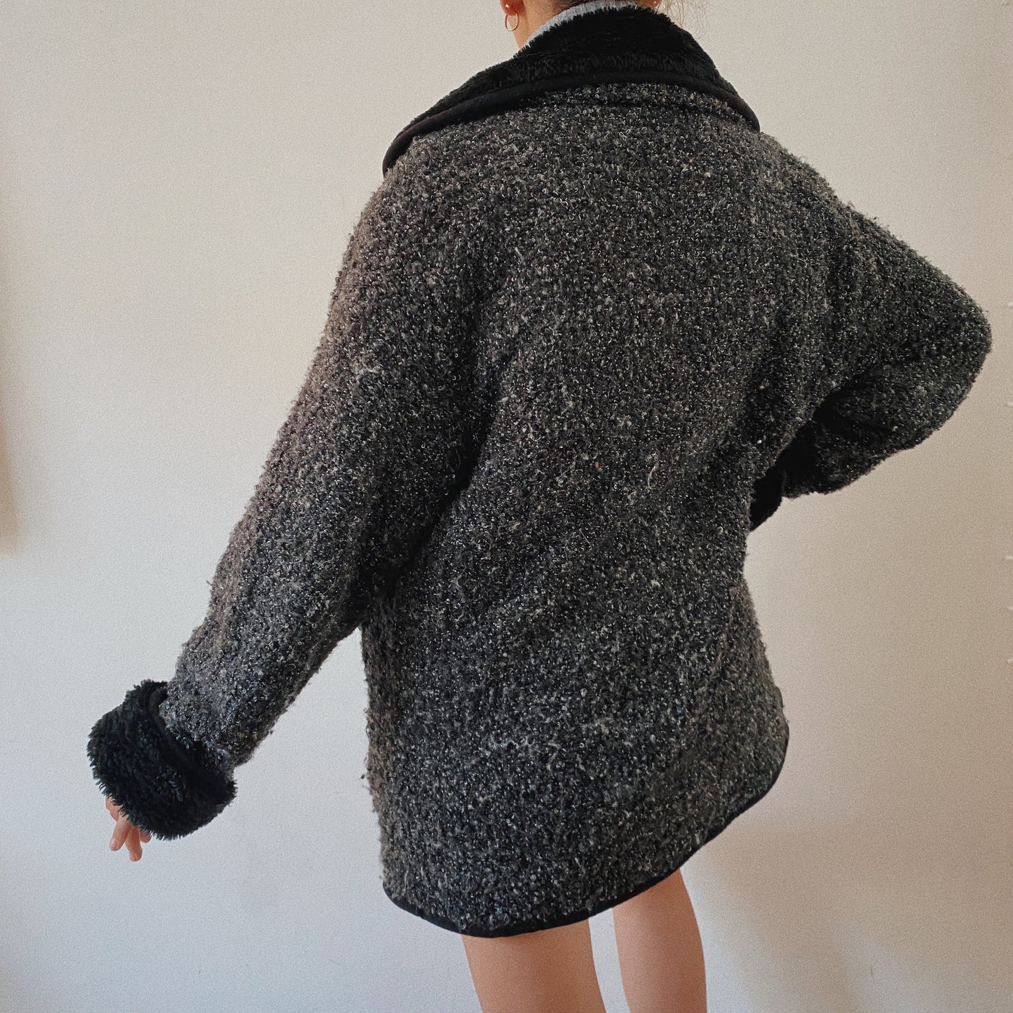 Reversible Vintage Fleece/Puff Jacket