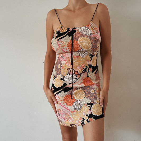 90s Floral Summer Dress