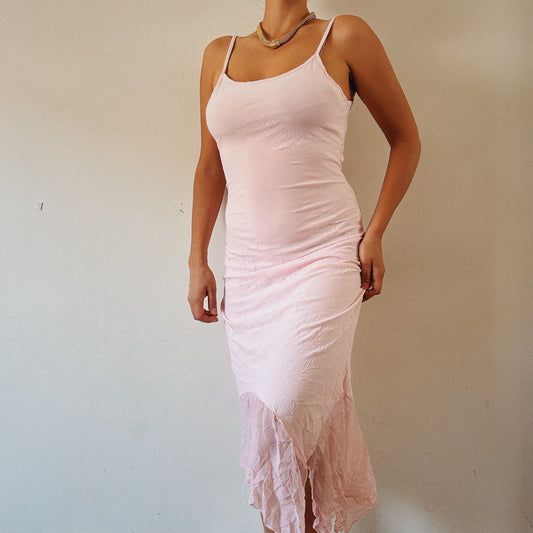 Light Pink Asymmetrical Dress