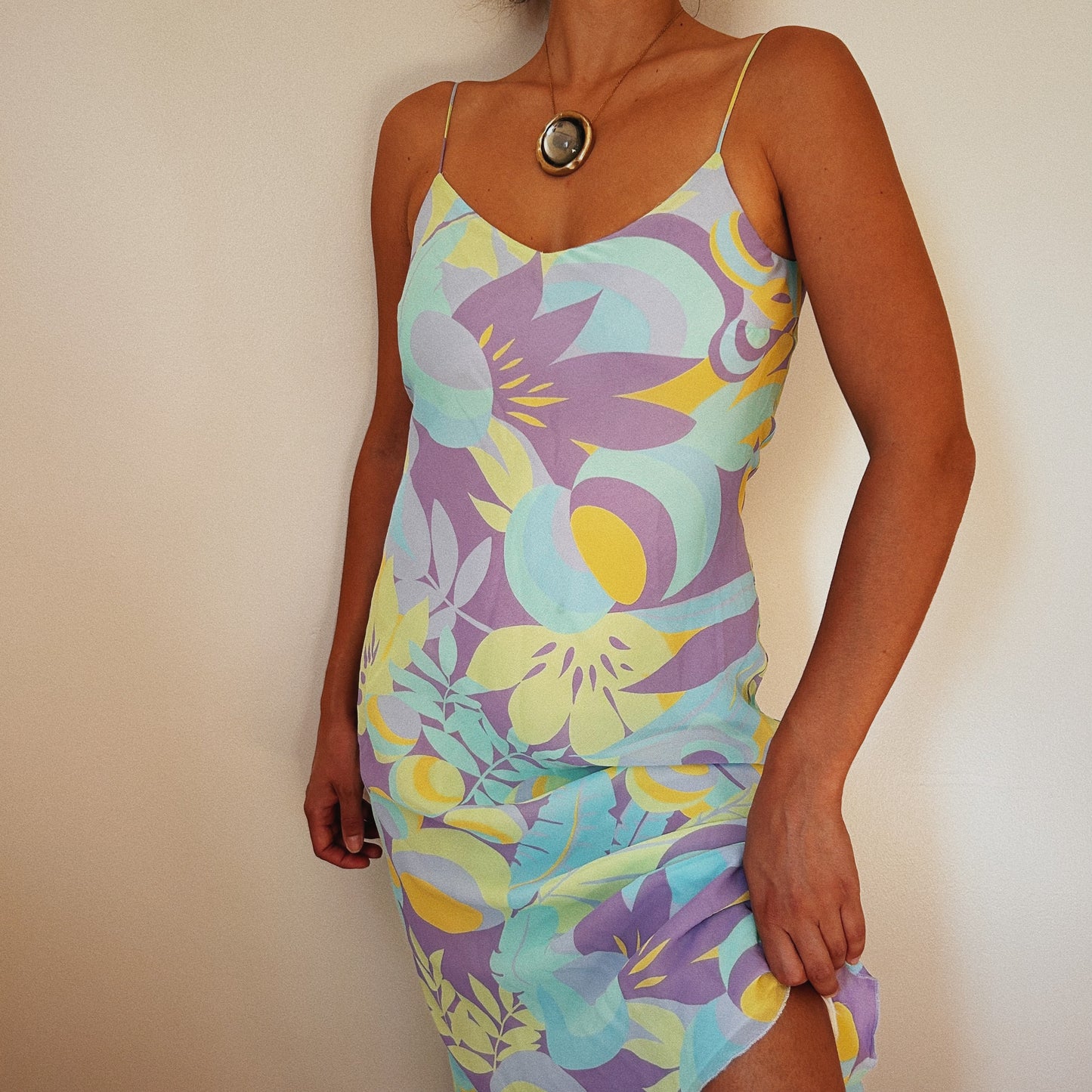 Pastel Floral Summer Dress