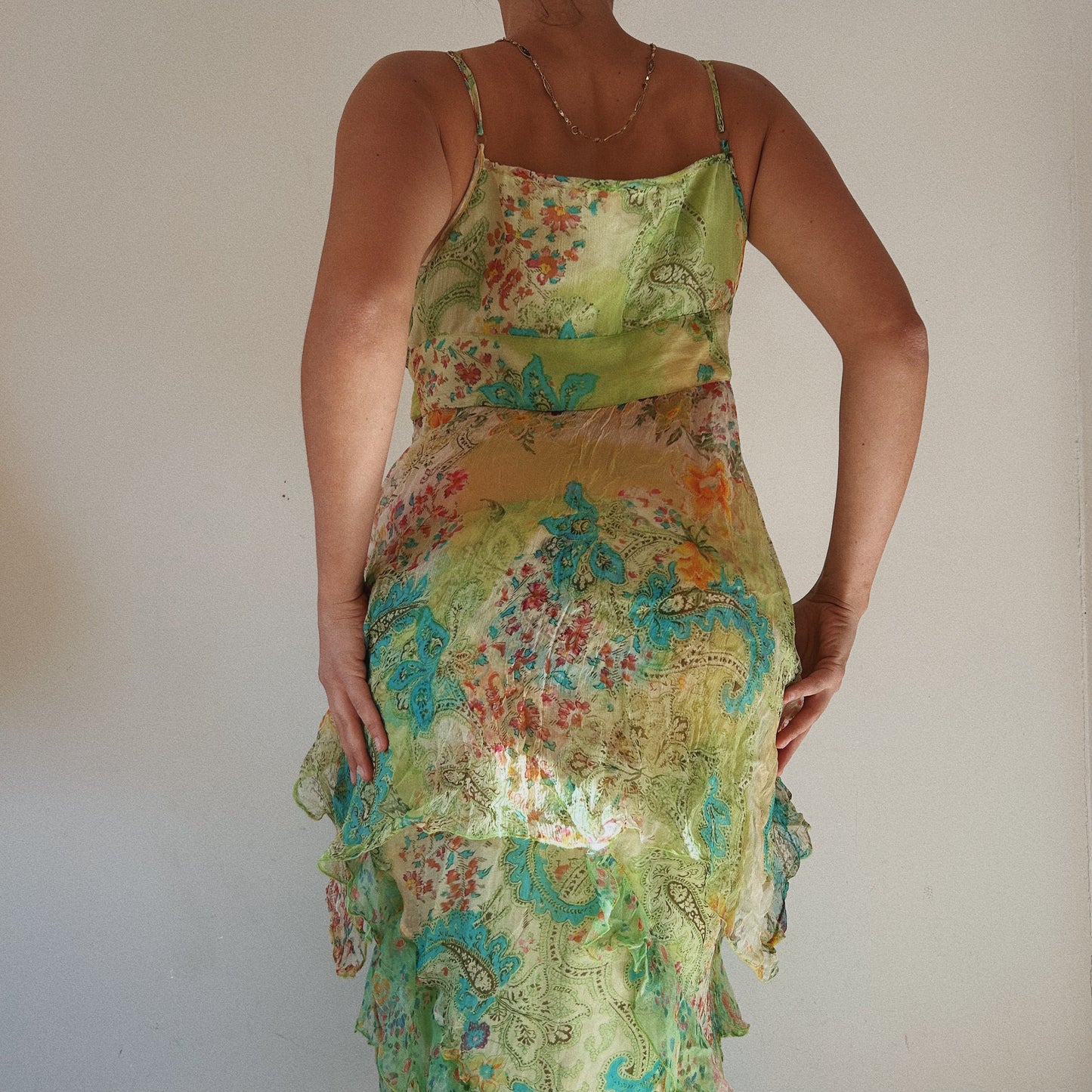 Embellished Fairy Green Paisley Set