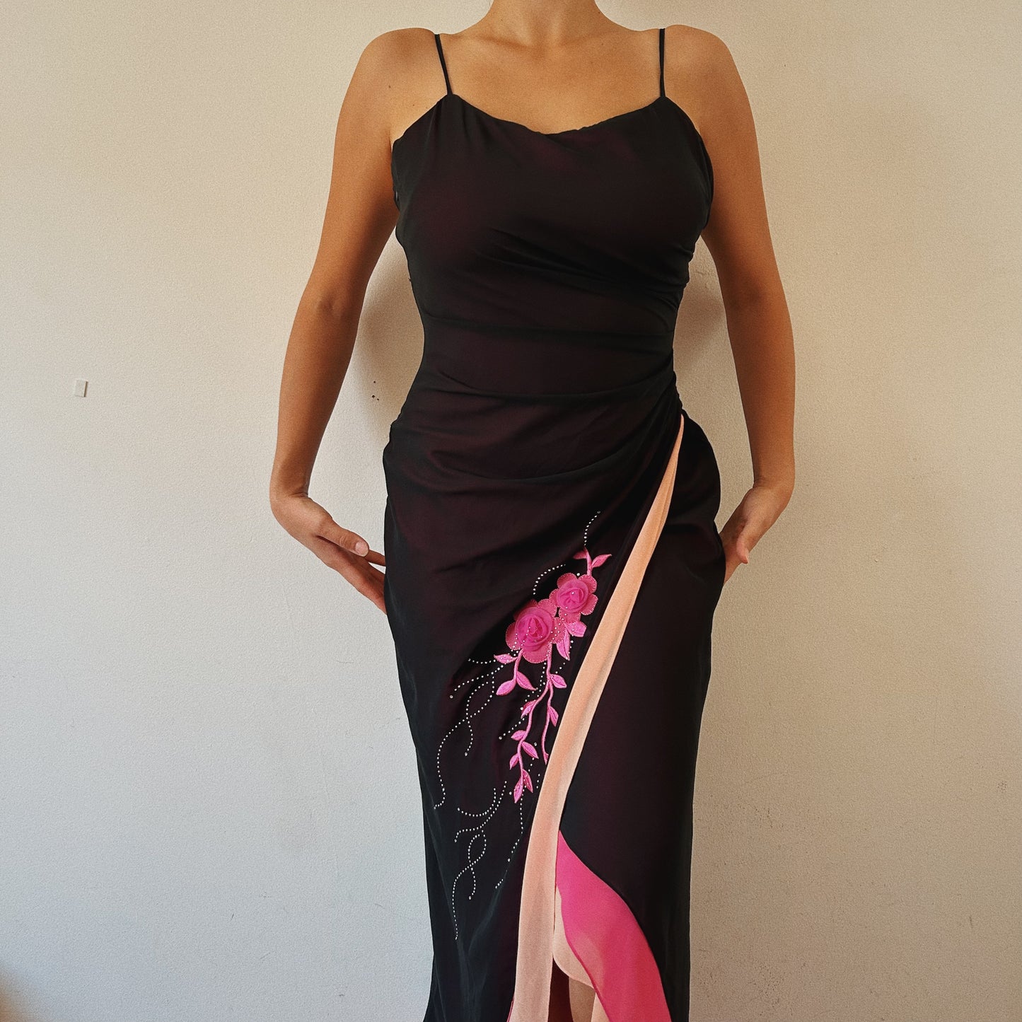 Layered Ruffled Maxi Dress