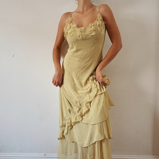 Forest Fairy Layered Embellished Dress
