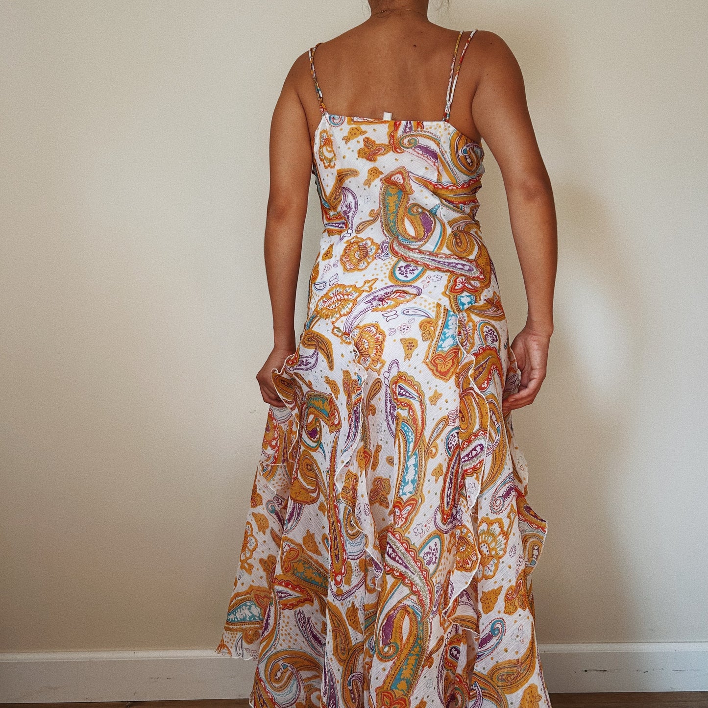 Paisley Ruffled Fairy Dress