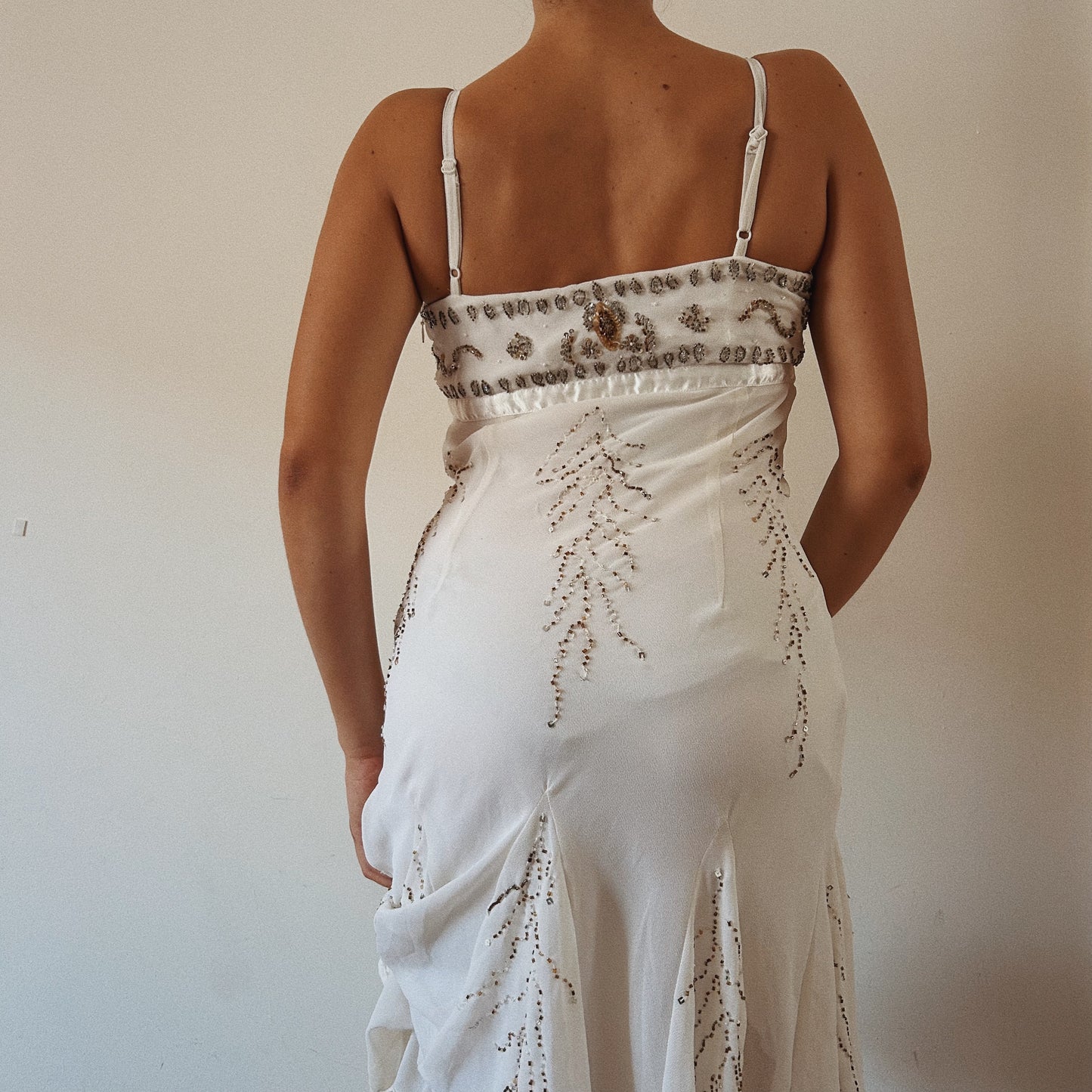Fairy Beaded Midi Pleated Dress