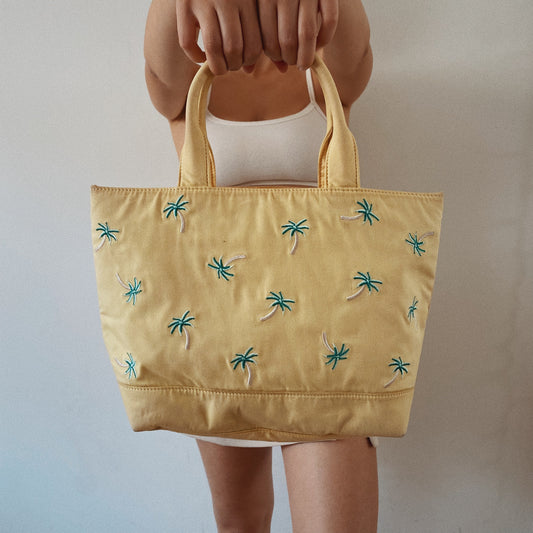 Palm Trees Cutest Yellow Purse