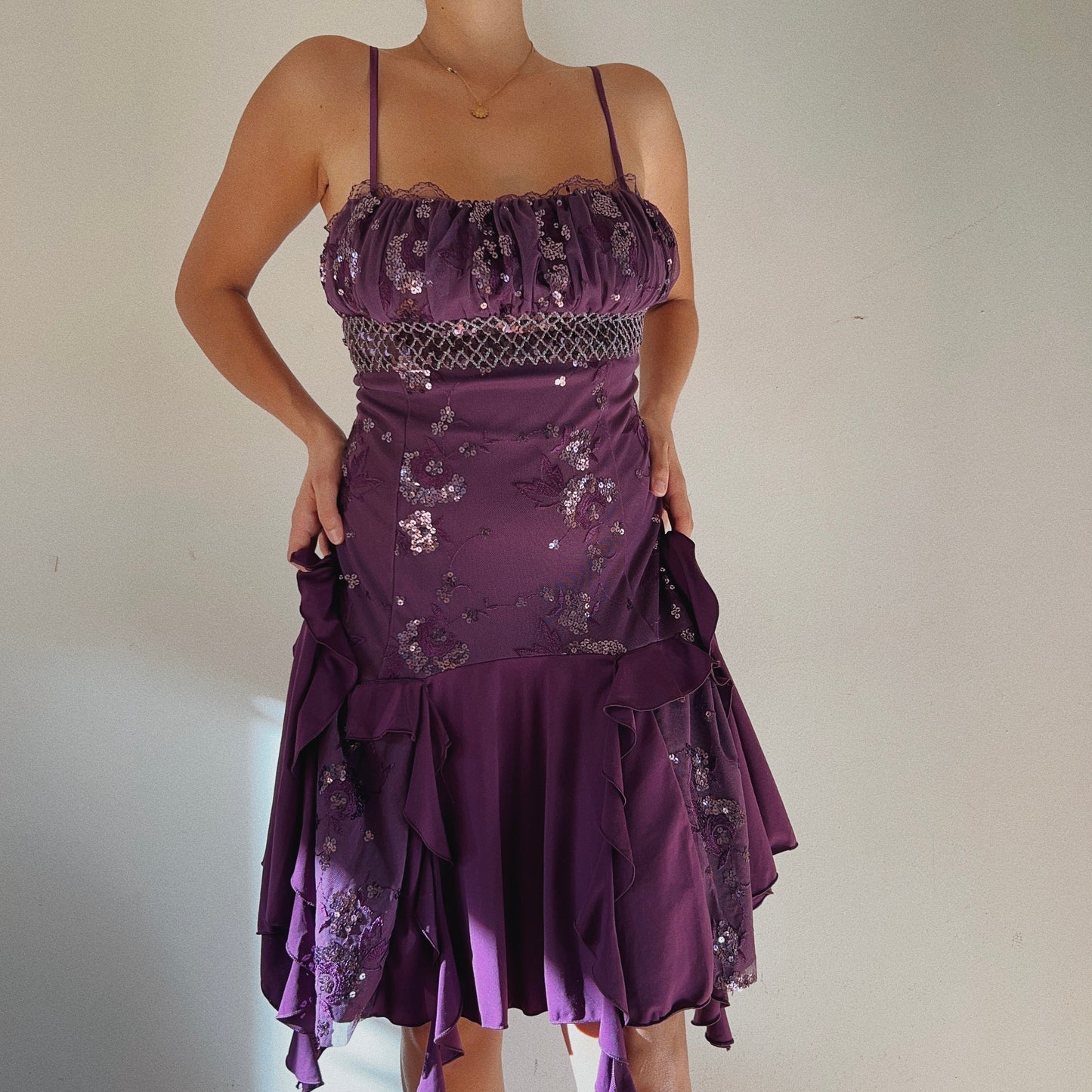 Ultimate Fairy Grunge Purple Embellished Dress