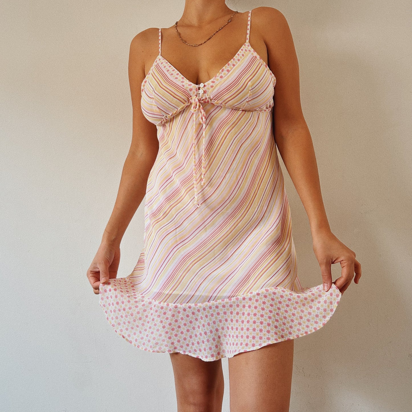 Floral Spring Light Slip Dress