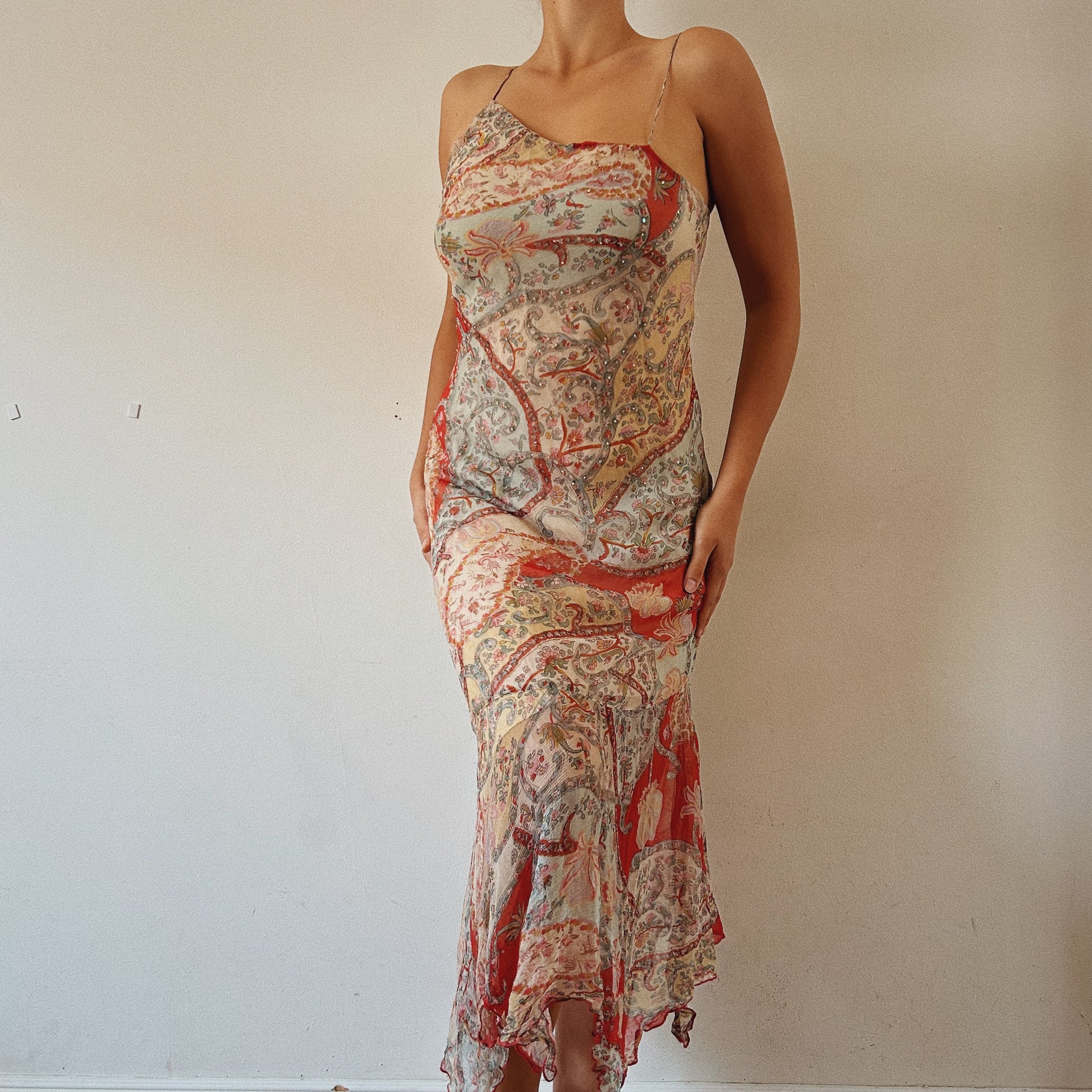 Beaded Paisley Fairy Dress The Vintage Souk Beaded Paisley Fairy Dress The Vintage Souk