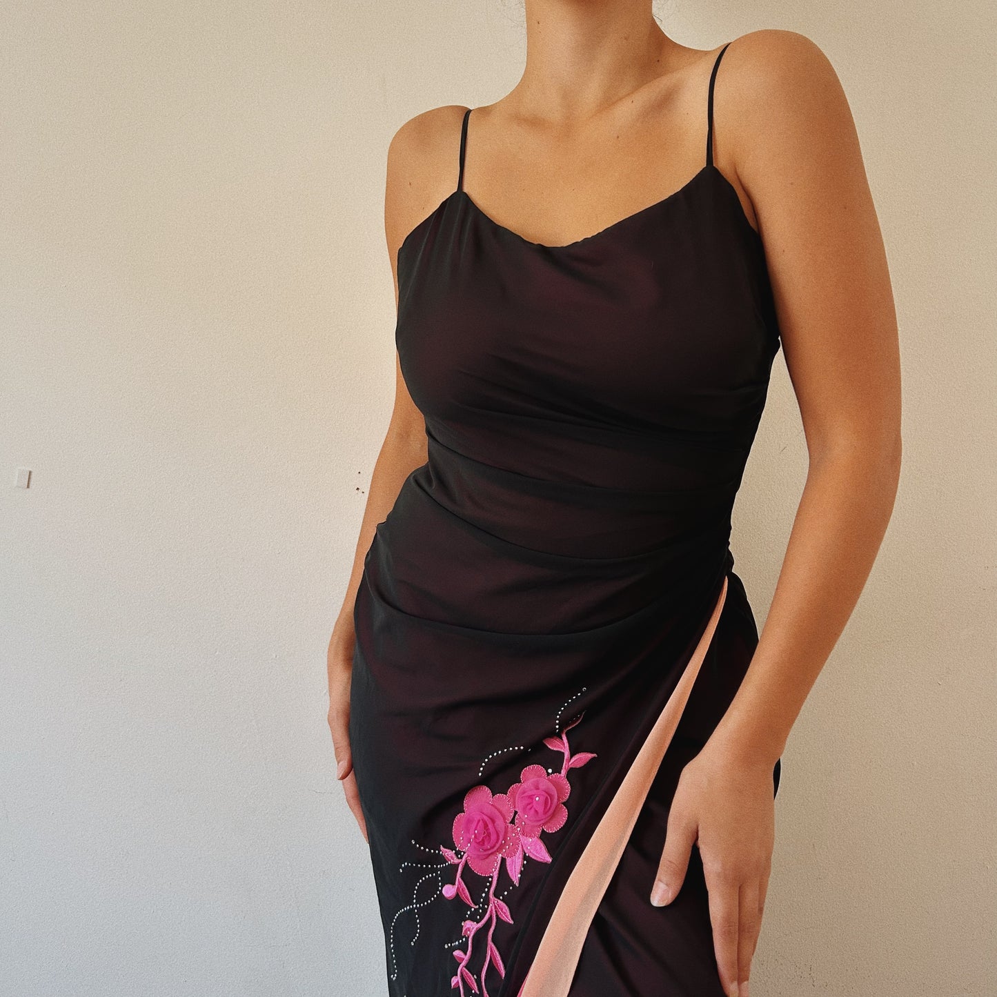 Layered Ruffled Maxi Dress